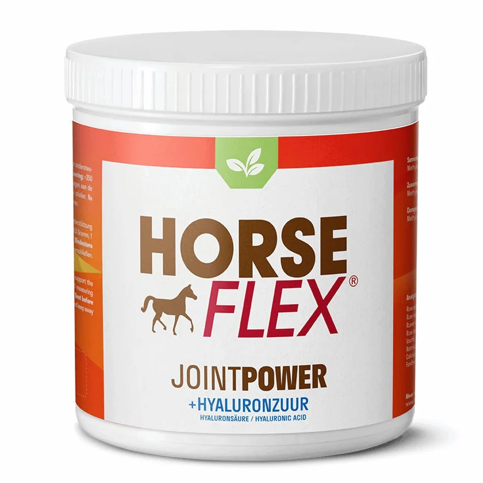 HorseFlex JointPower avec acide hyaluronique pour chevaux pour soutenir les articulations, les tendons, les ligaments, le cartilage et la synovia (liquide articulaire) – 3000 g
