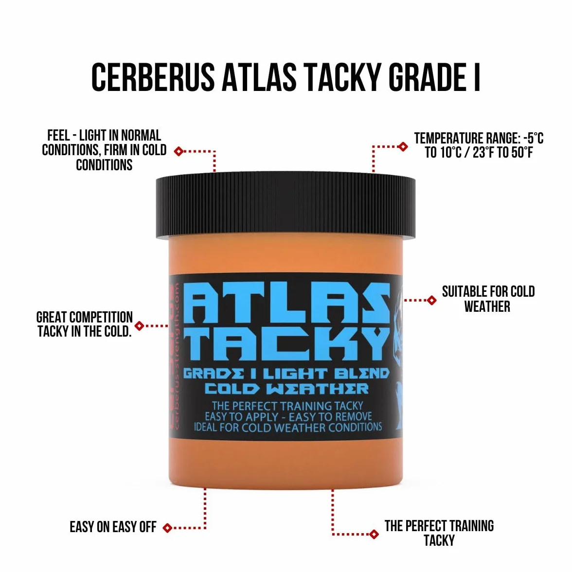 CERBERUS Strength Atlas Tacky Mélange léger Grade I 150 ml