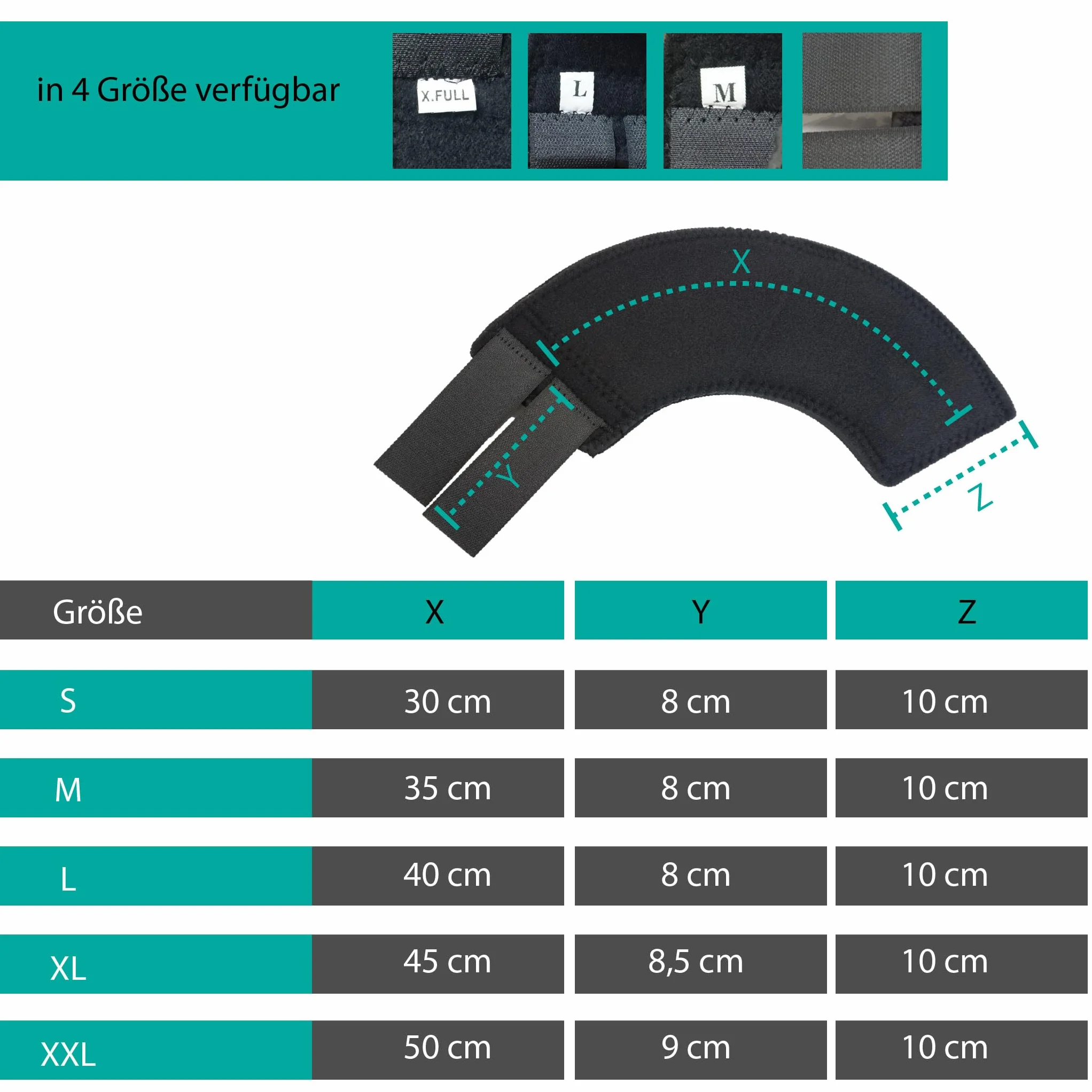 Cloches pour chevaux en néoprène S-XL Protection des sabots Noir XXL