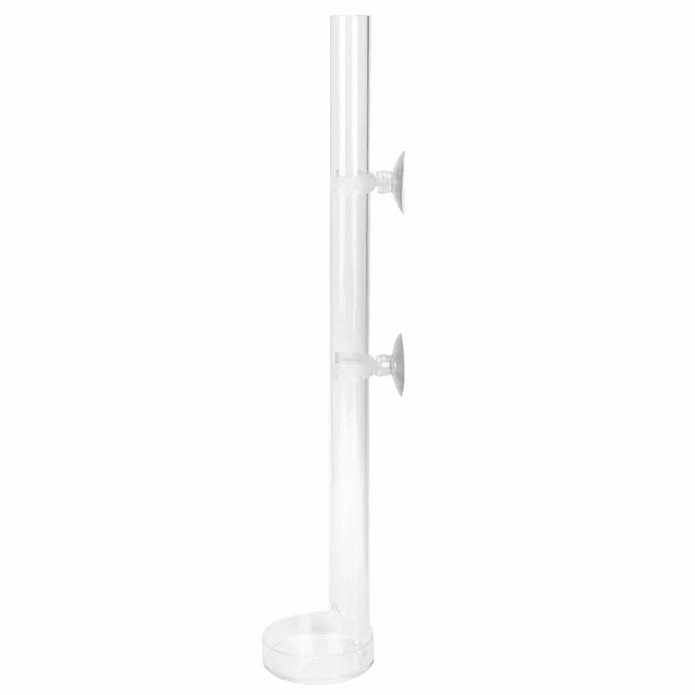 Tube d'alimentation Crevette Acrylique Transparent pour Aquarium 20cm