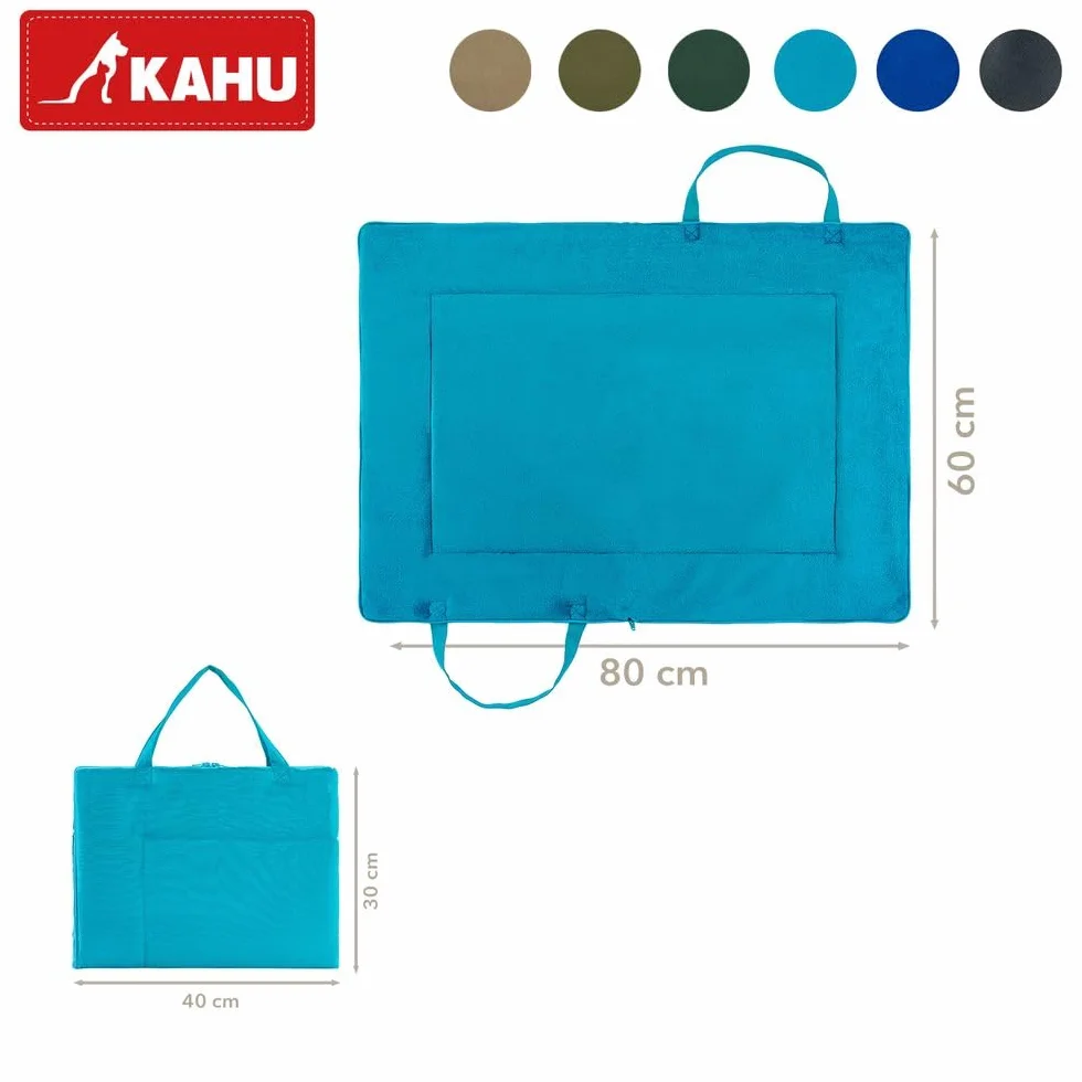 KAHU Tapis pliable pour chien 60 x 80 cm Couverture portable Lit voyage
