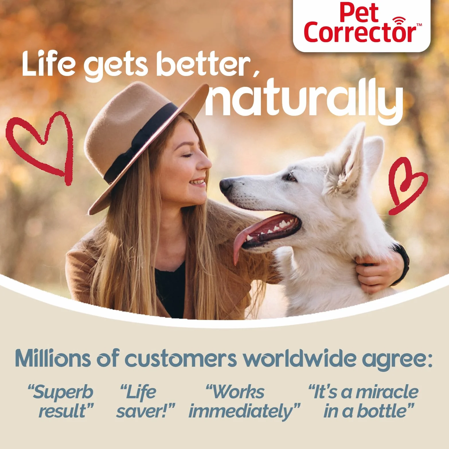 Pet Corrector Spray Dressage Chien Contrôle Comportements Indésirables Aboiements Sauts 50ml Paquet de 2