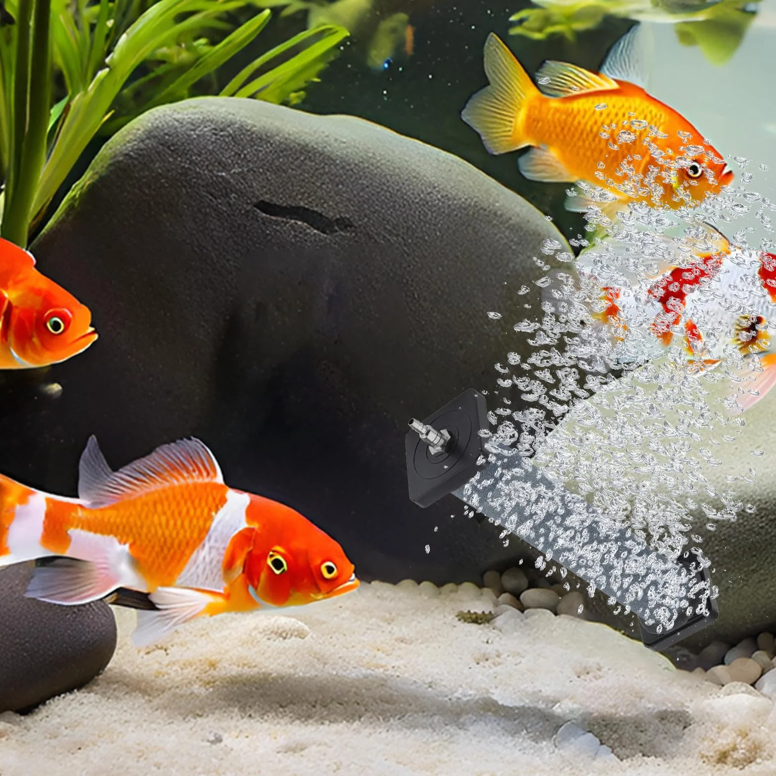 Pierre d'air aquarium Cylindre Diffuseur de Bulles pour étang Jardin Système de Circulation