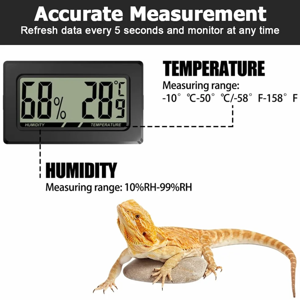 2 Pièces/3 Pièces Thermomètres Hygromètre Intérieur,Moniteur Numérique LCD de Jauge D'humidité Intérieure pour Humidificateurs Réfrigérateur Serre Jardin Cave Placard