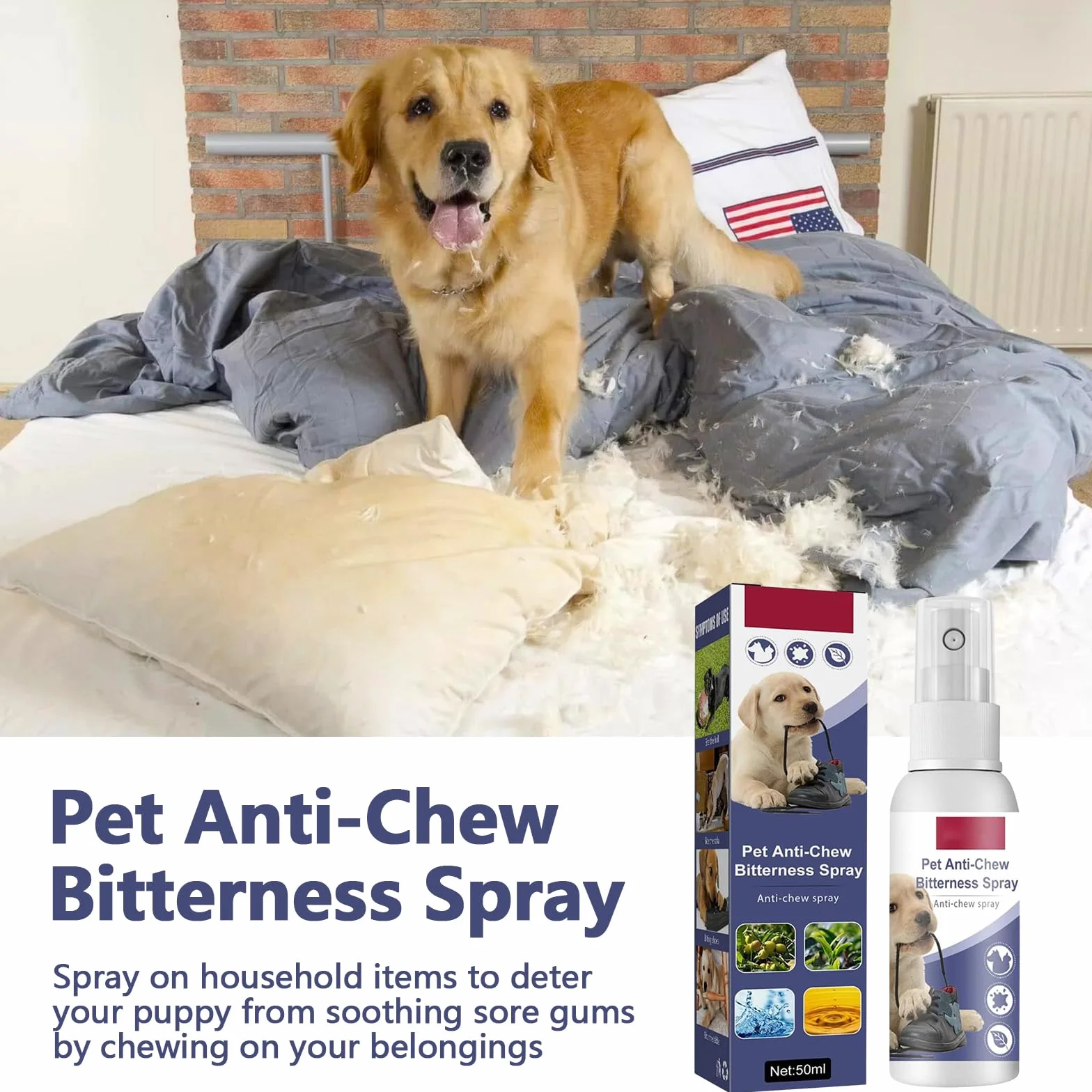 Répulsif Chat Canapé Spray Anti Griffure 50ml