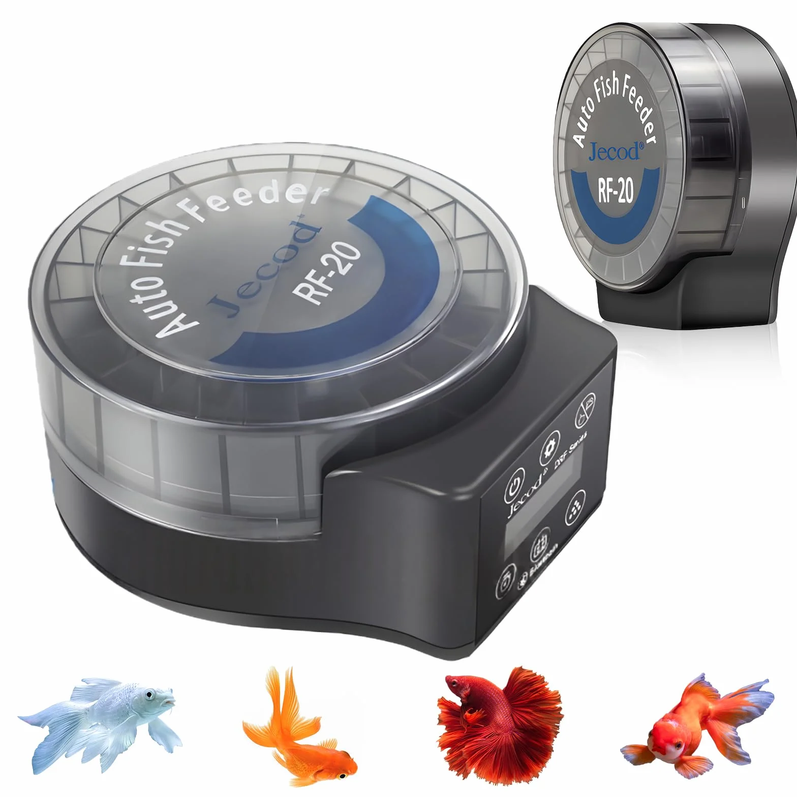 Distributeur automatique de nourriture pour aquarium 140 ml avec minuterie