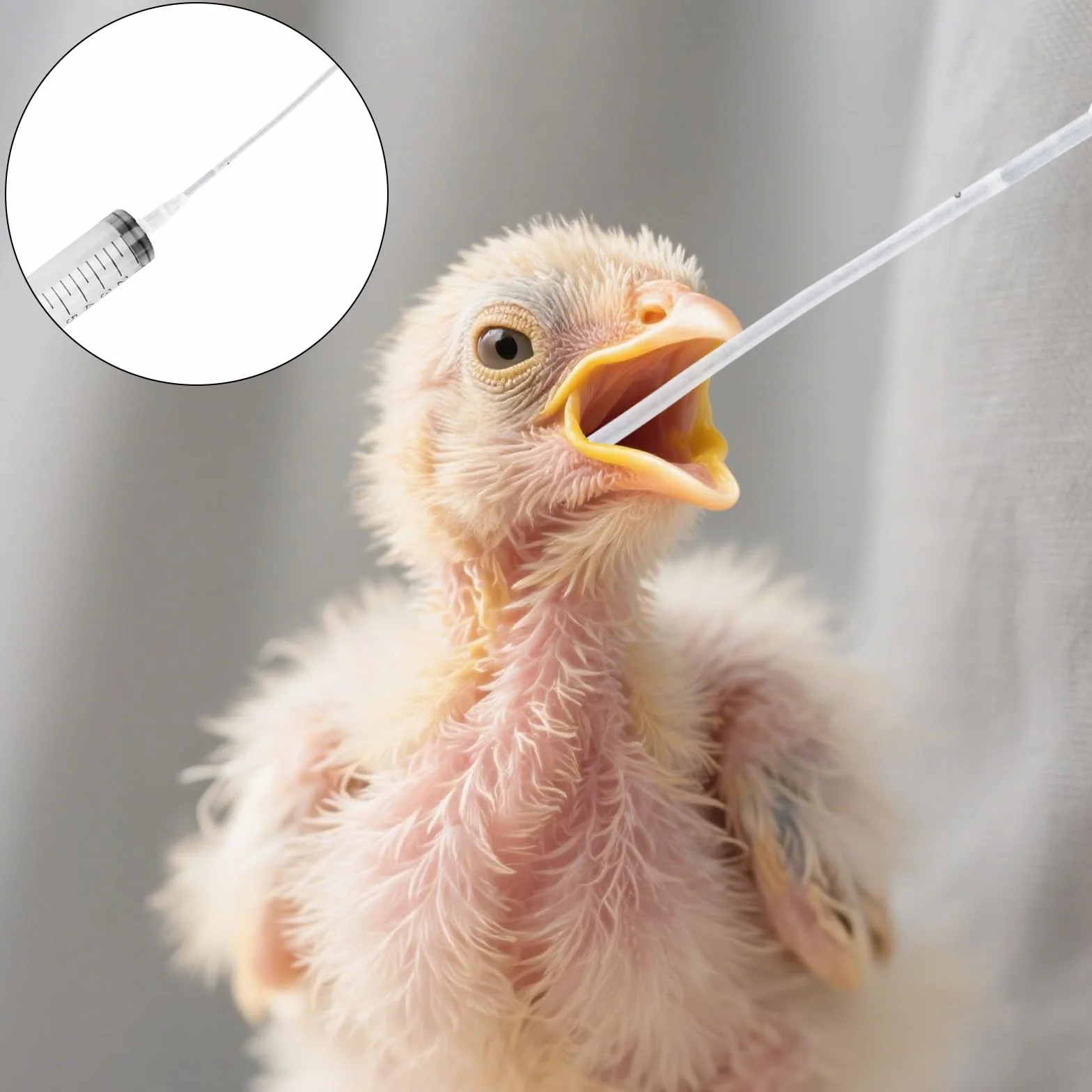 Lot de 11 tuyaux d'alimentation pour jeunes oiseaux avec seringue 10 ml outil à main pour pigeons perroquets bébés oiseaux