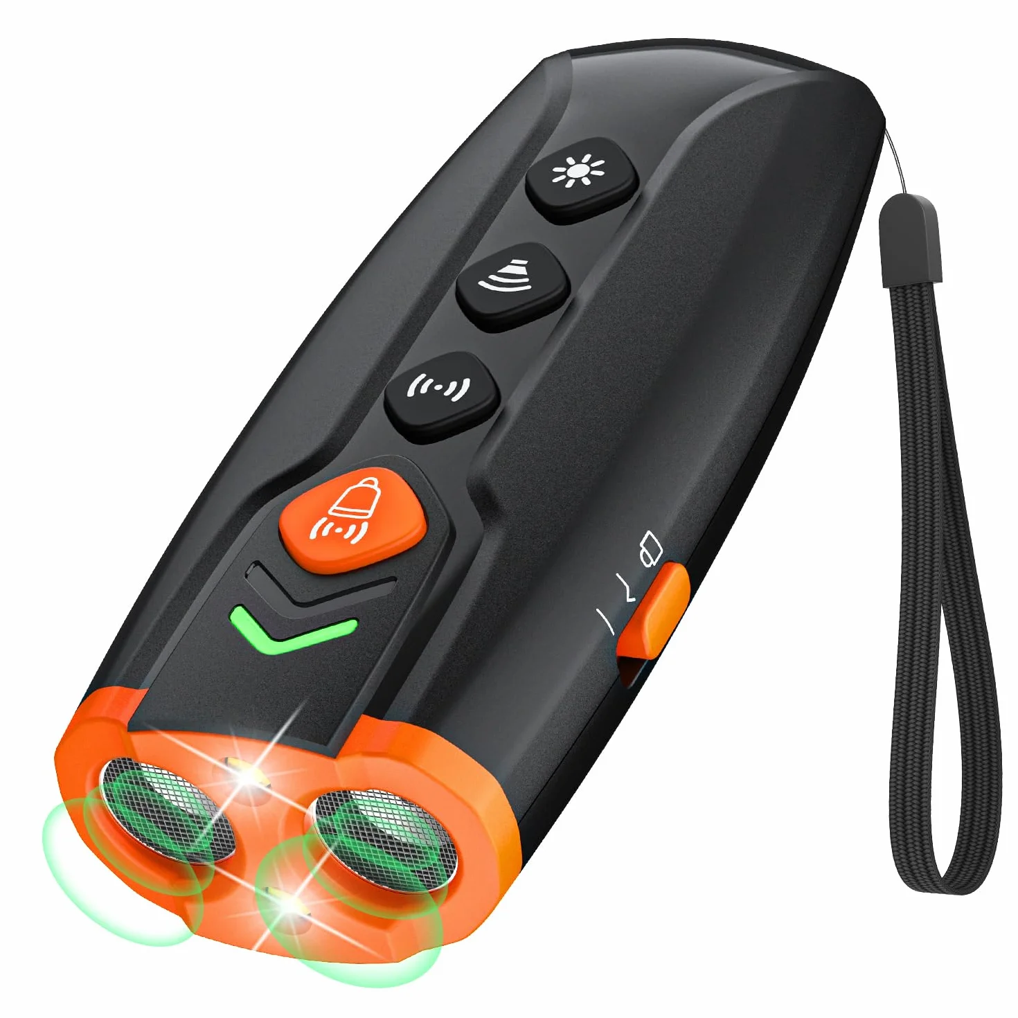 Appareil anti-aboiement à ultrasons rechargeable 4 fréquences réglables LED pour chiens