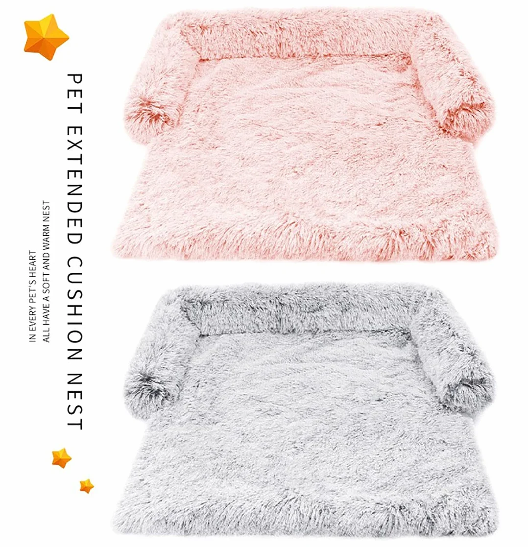 Tapis pour Chien en Peluche Canapé Grande Taille avec Fermeture Éclair