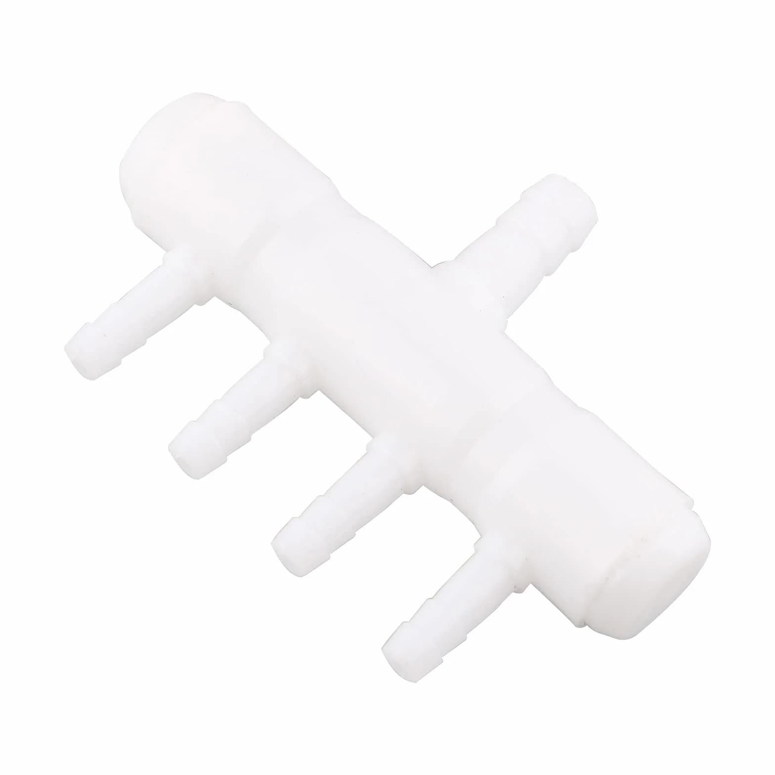 Lot de 2 séparateurs de débit d'air en Plastique pour Aquarium, Bassin, Pompe à air (4 connecteurs)