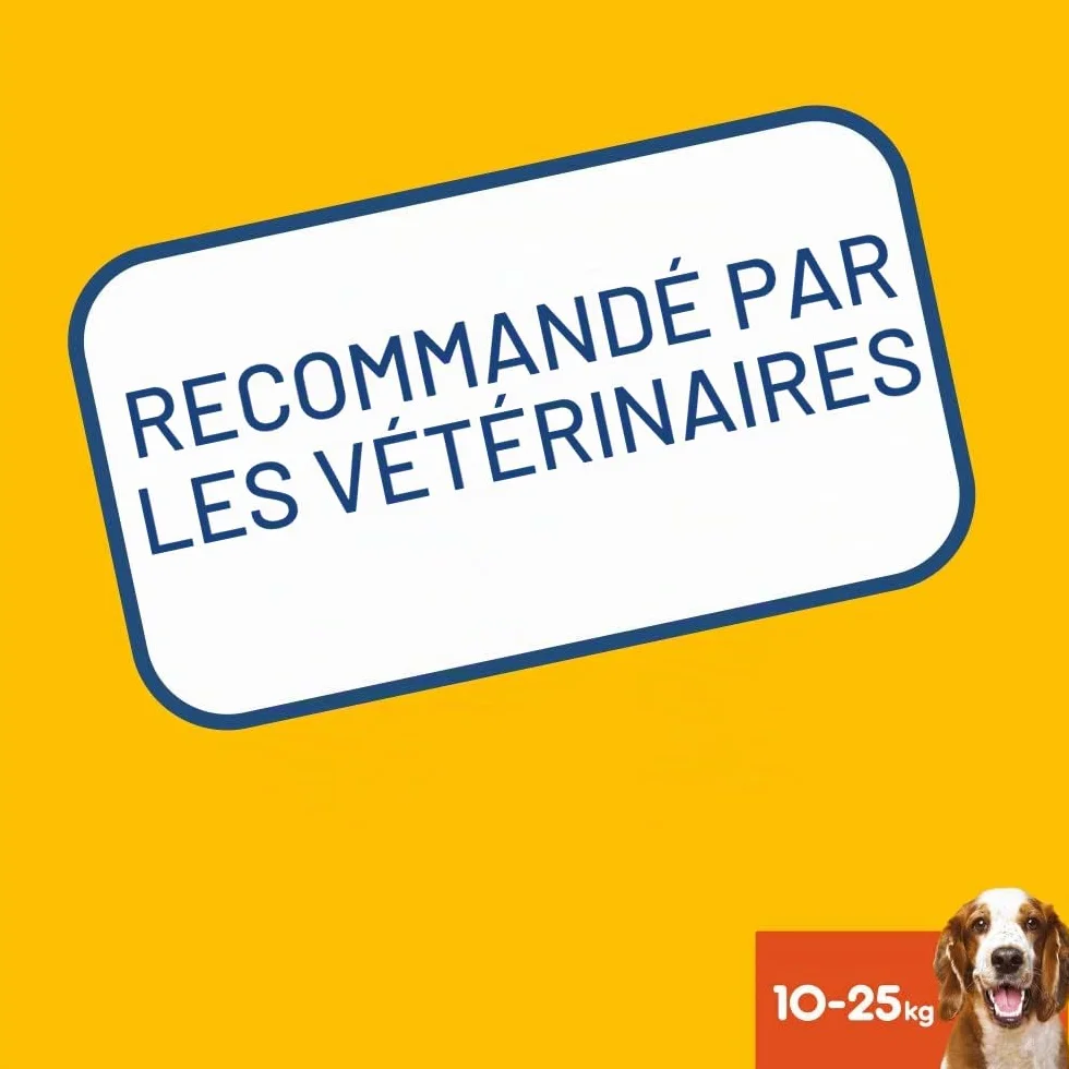 PEDIGREE DENTASTIX Bâtonnets Dentaires pour Chien Moyen 10-25kg - Lot de 56 Friandises - Hygiène Bucco-dentaire