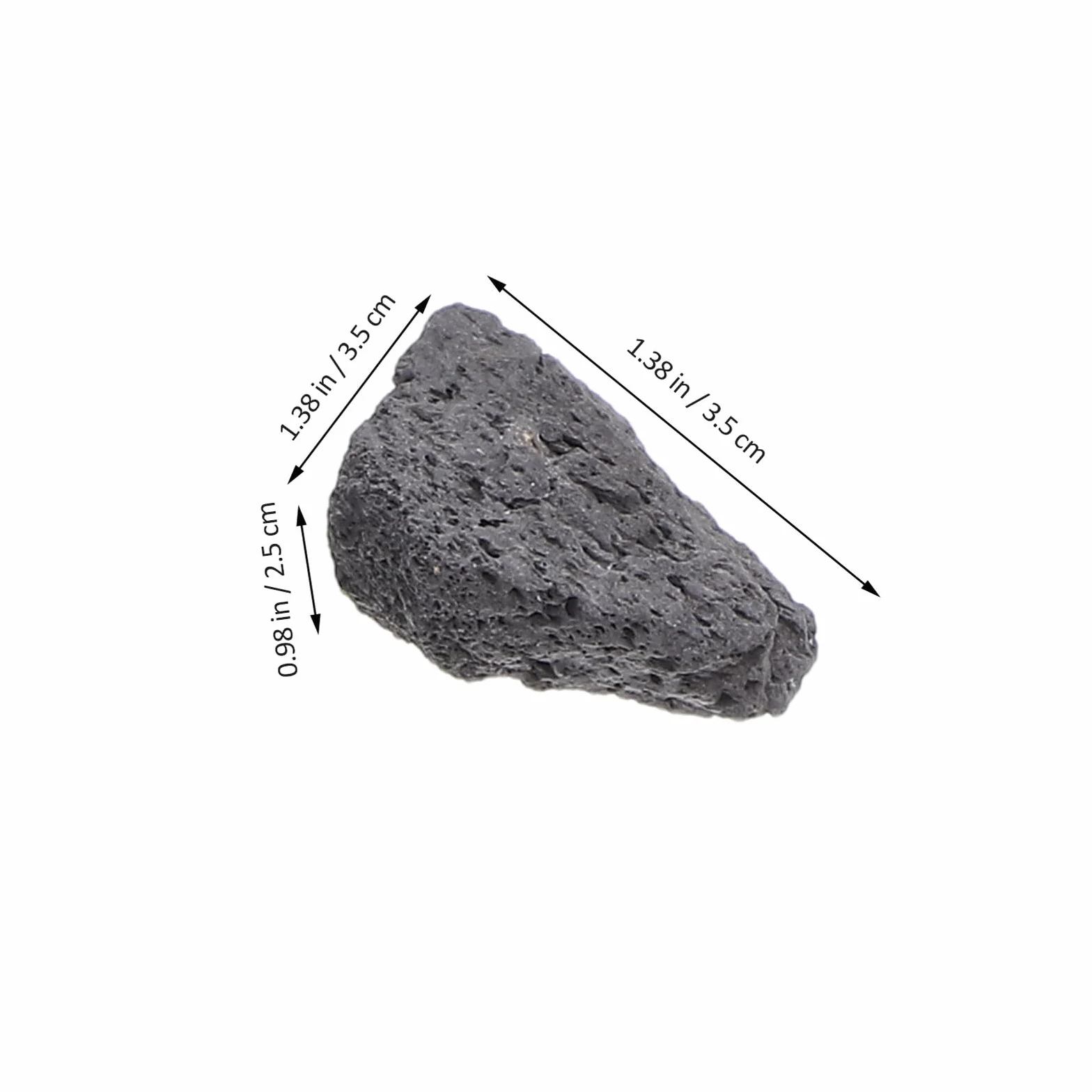 Hemobllo Roche Volcanique Naturelle Noire Poreuse 200g 2-4cm pour Décoration Aquarium, Plantes en Pot et Aménagement Paysager, Pierre Volcanique Respirante pour Terrarium et Jardin