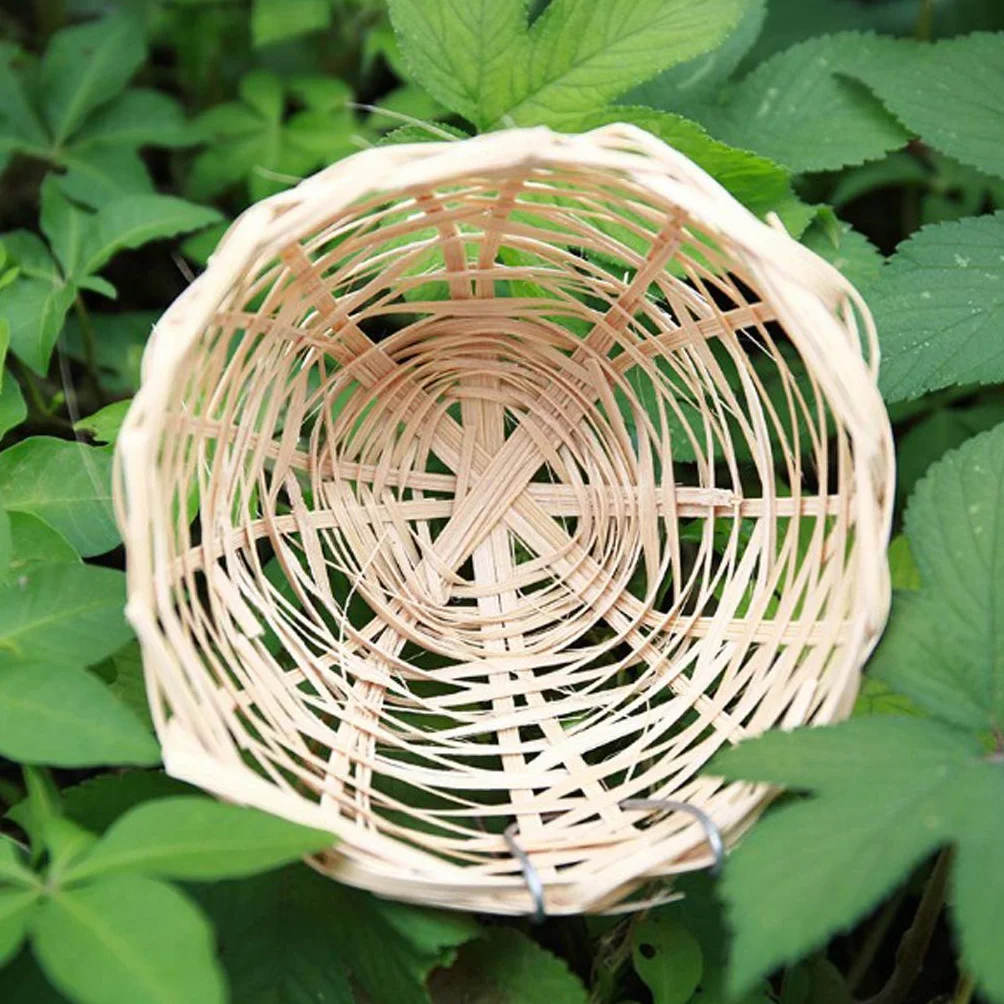 Nichoirs d'oiseaux en bambou tissé pour canaris perroquet cage de repos