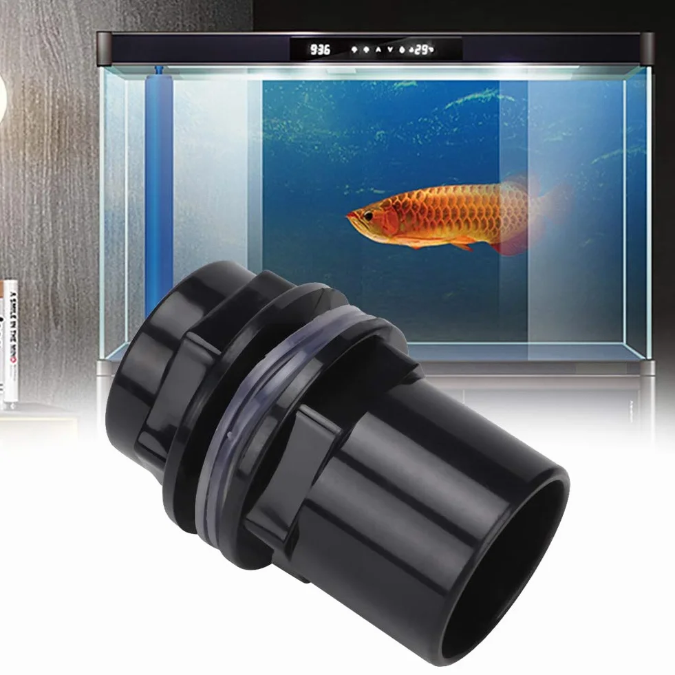 Zerodis 5 Pièces Connecteur de Tuyau d'eau d'Aquarium en PVC, Adaptateurs de Tube d'air Réglables 40mm
