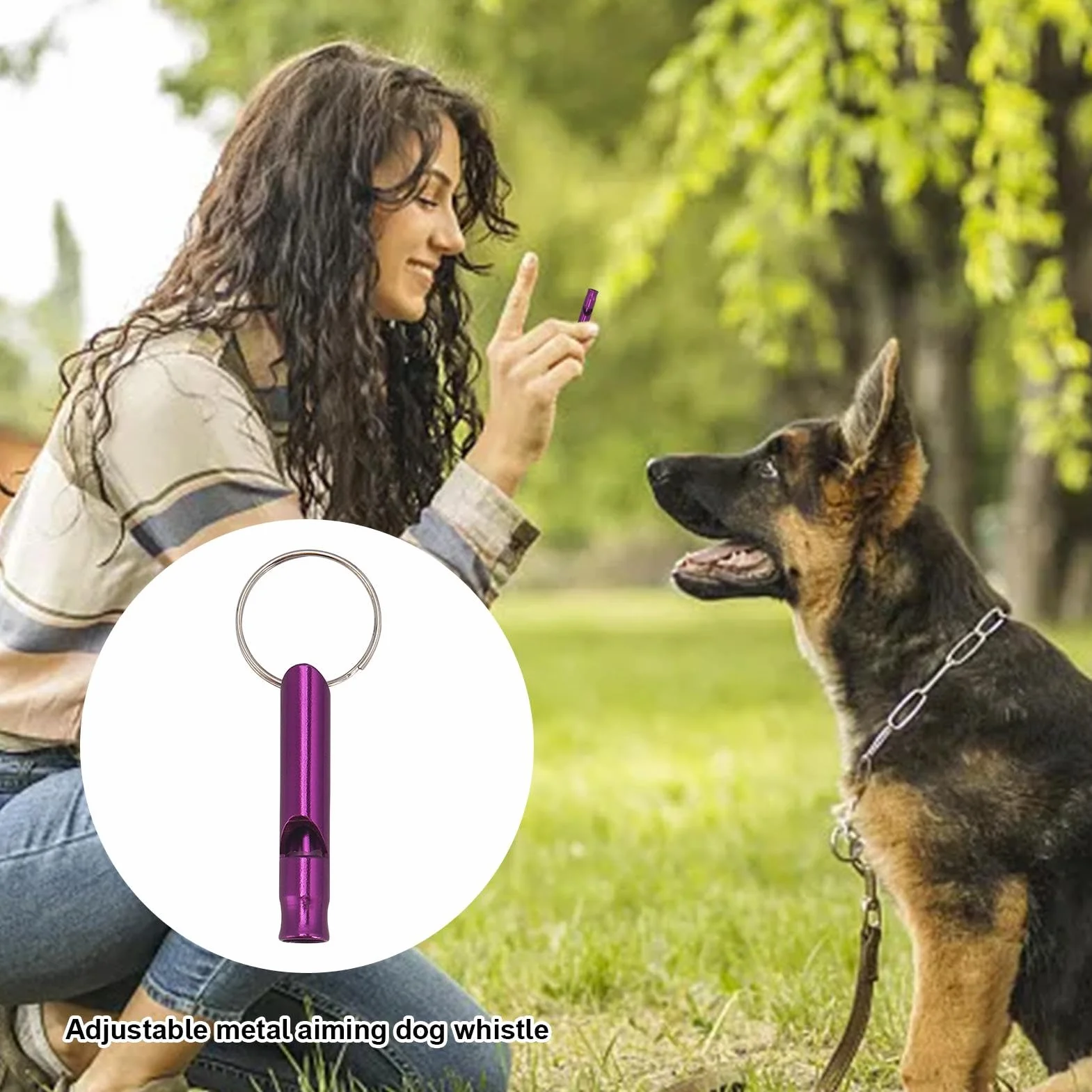 Sifflet de dressage pour chien fréquences réglables ensemble dressage chiot chat