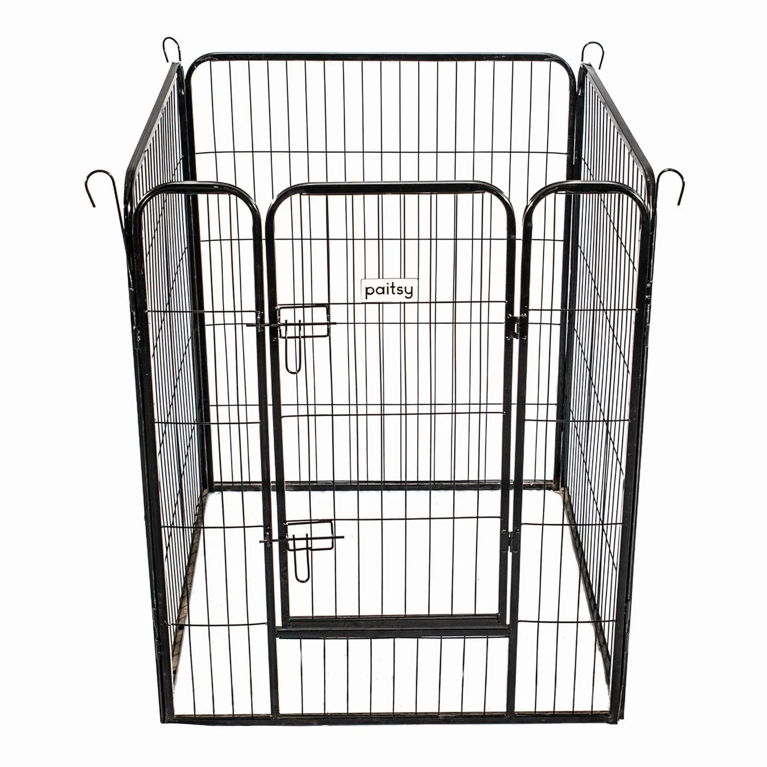 Parc Enclos pour Chien Chiot et Lapin GARDEO80x100x4, 4 Panneaux 80X100cm, 0,64M2, modulable, intérieur et extérieur, Pliable, Garantie 5 Ans