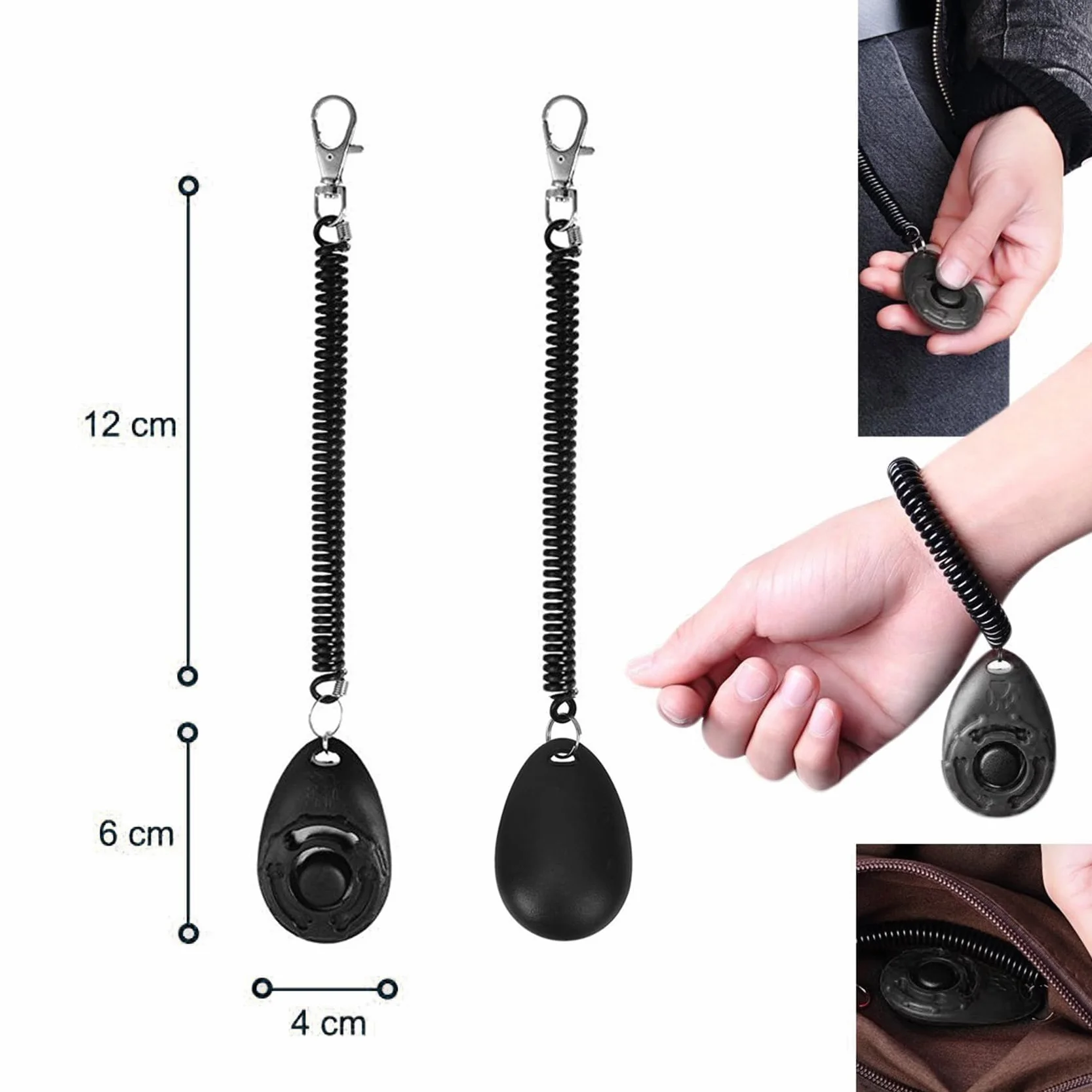 Sifflet Chien Clicker Dressage avec Lanière Kit Dressage Animaux