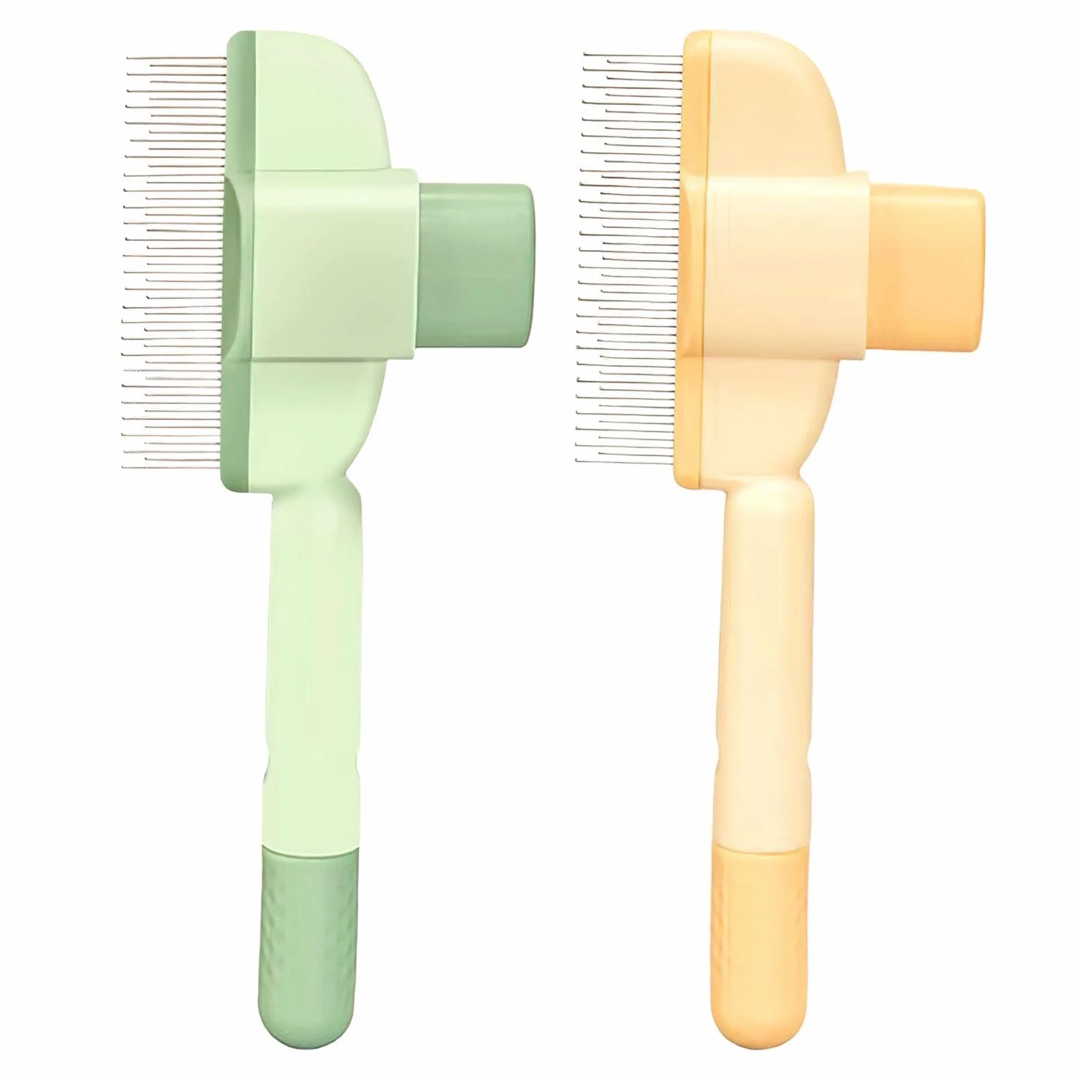 2 Morceaux De Peigne pour Animaux De Compagnie, Peigne Multifonctionnel, Outils De Nettoyage des Poils pour Animaux De Compagnie, Fournitures pour Animaux De Compagnie, Peigne À Nœuds.