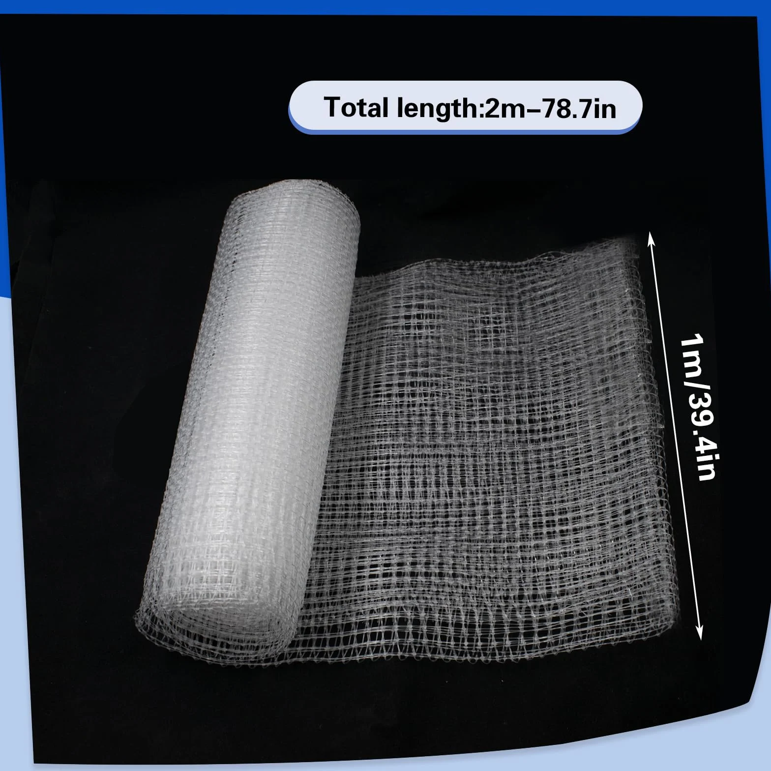 Couvercle Aquarium Filet en Maille Transparente Plastique Grille de Protection Anti-Saut Poisson 1 x 2 m