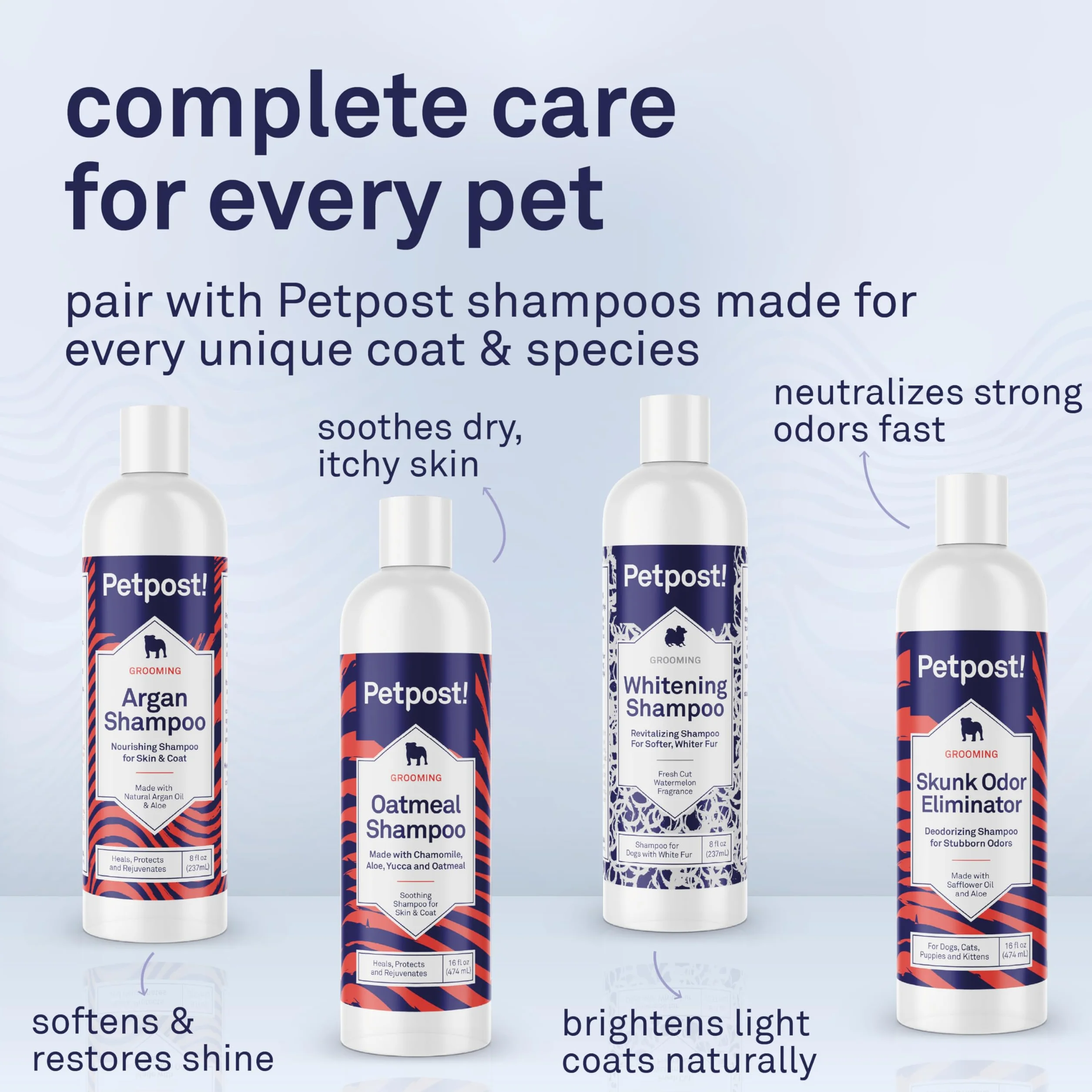 Shampoing pour furets désodorisant naturellement Peau et Pelage sains
