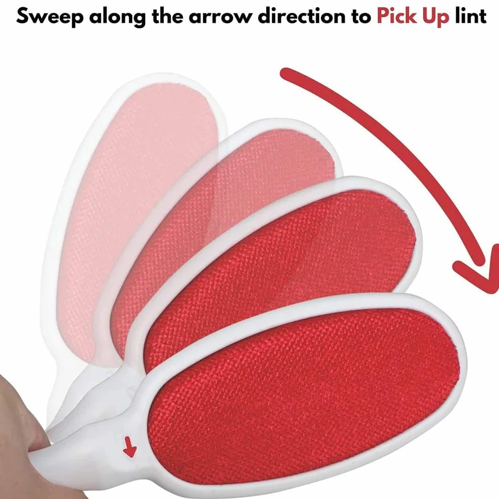 Brosse Anti-Peluches pour Chat et Chien 3 Pièces - Élimine Poils et Poussière des Vêtements