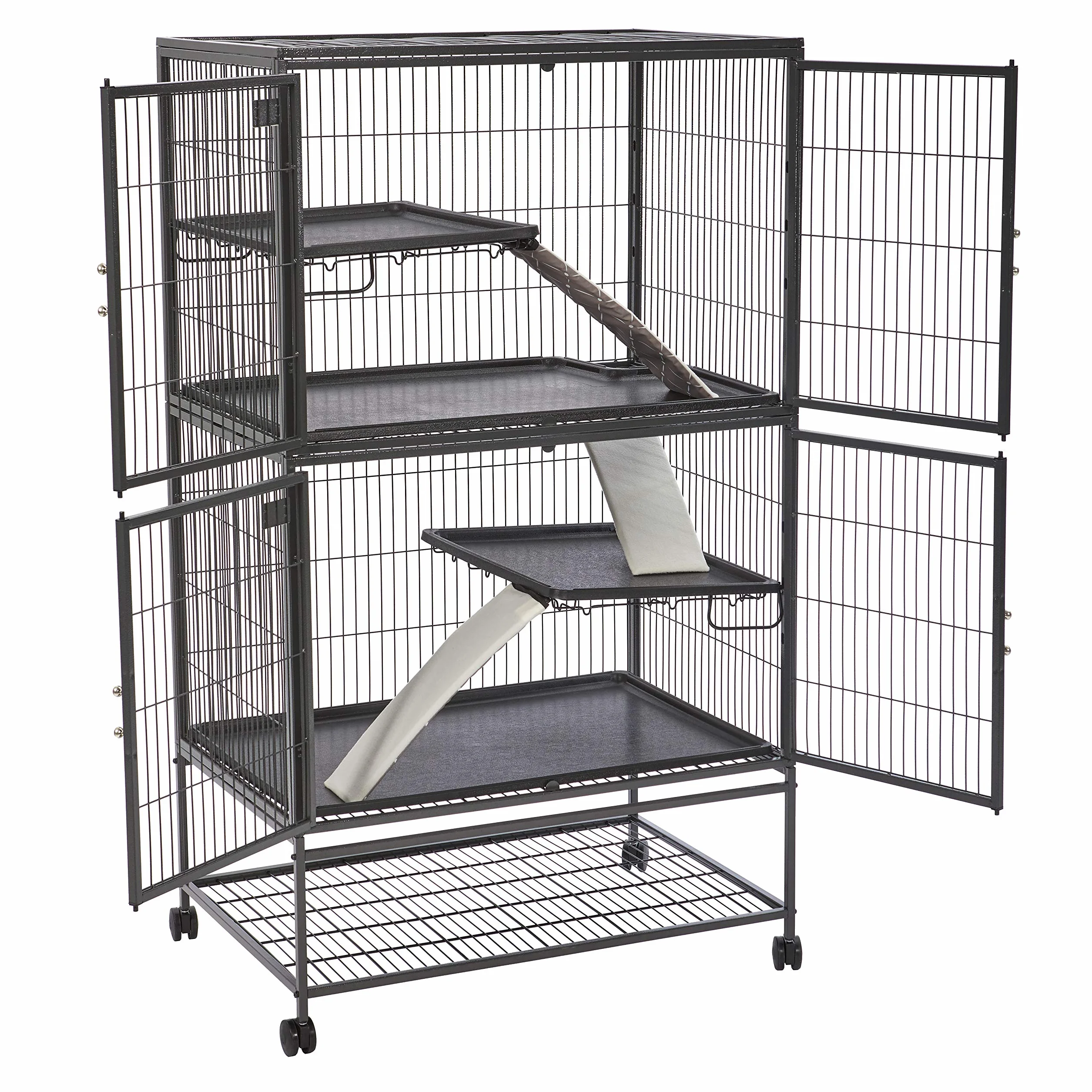 MidWest Homes for Pets Housses de Rampe Ferret Nation Critter Nation Marron Clair Blanc Taille S