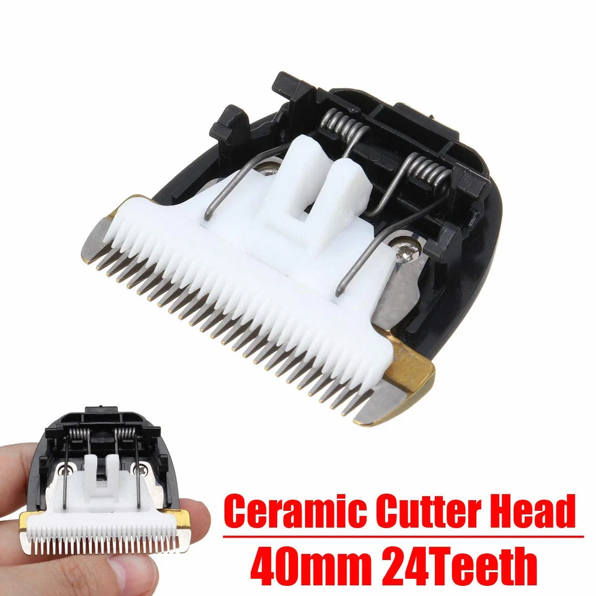 Coupe de toilettage en céramique 40 mm 24 dents pour tondeuses animaux