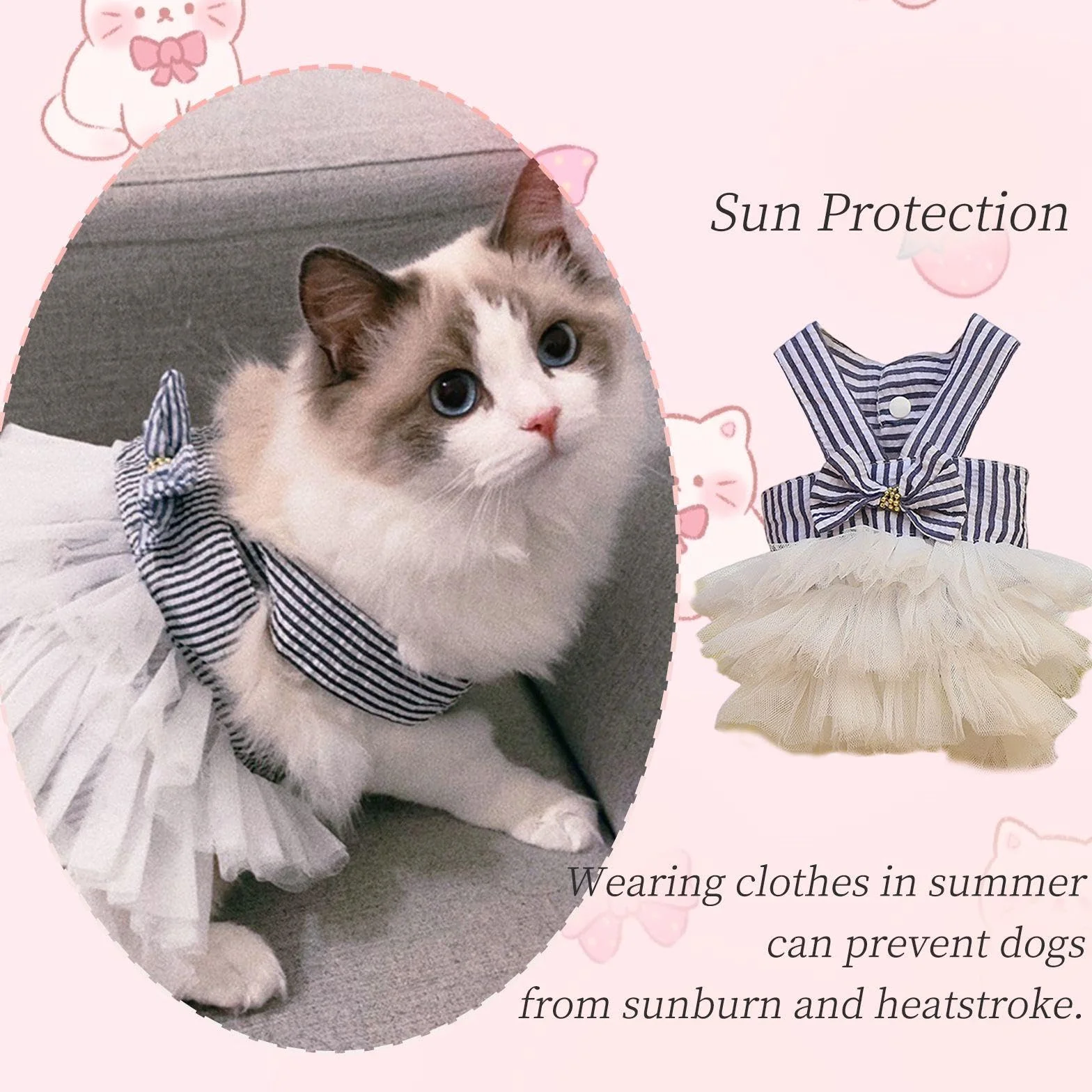 Jupe de Tir à l'Arc pour Animaux de Compagnie, Vêtements Doux, Fournitures de Revêtement