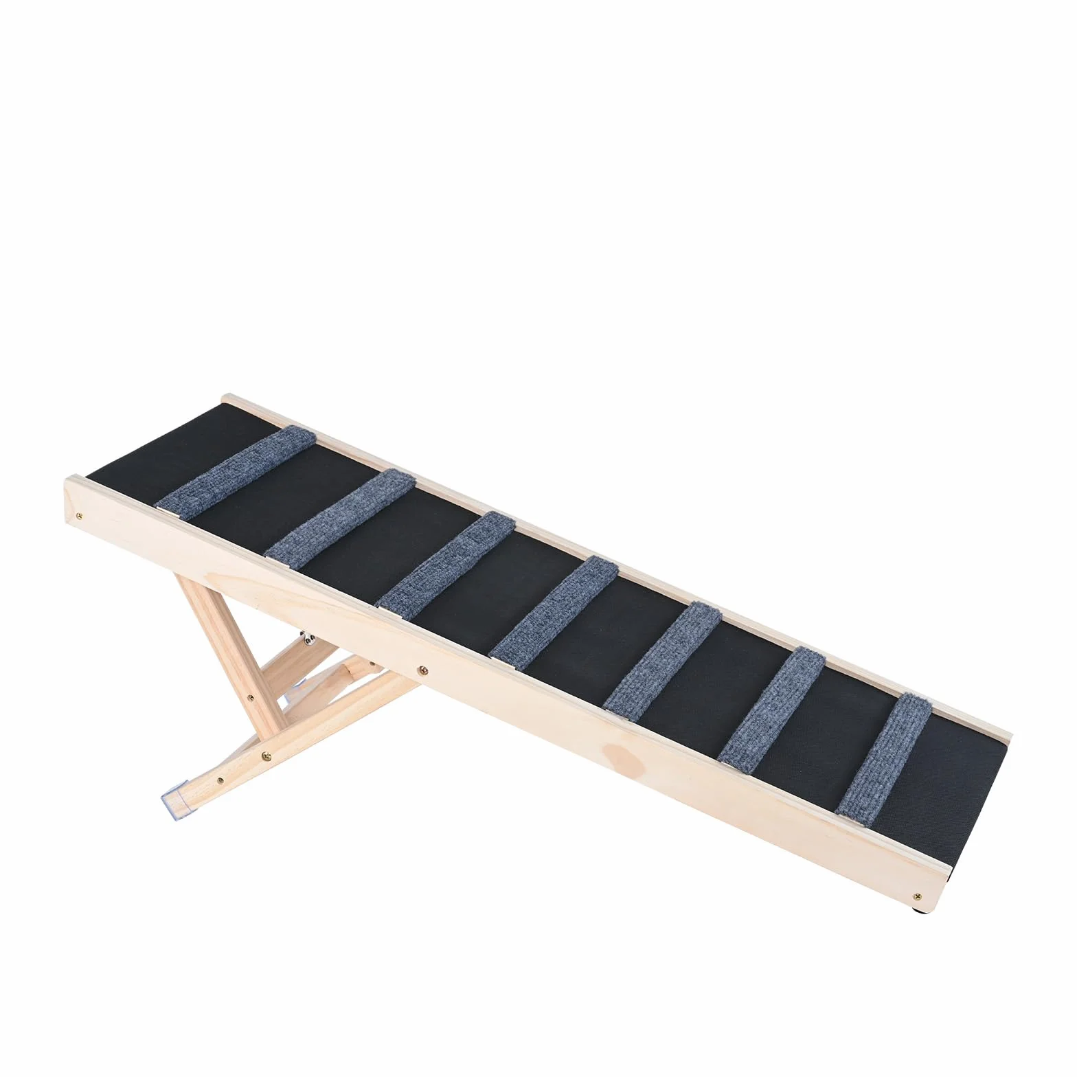 VEVOR Rampe pour Chien Longueur 1000 mm Rampe Pliable de Voiture Antidérapante pour Chiens de Petite ou Grande Taille Hauteur Réglable 38-56 cm Convient pour Lit, Canapé, Sofa, Intérieur, Extérieur