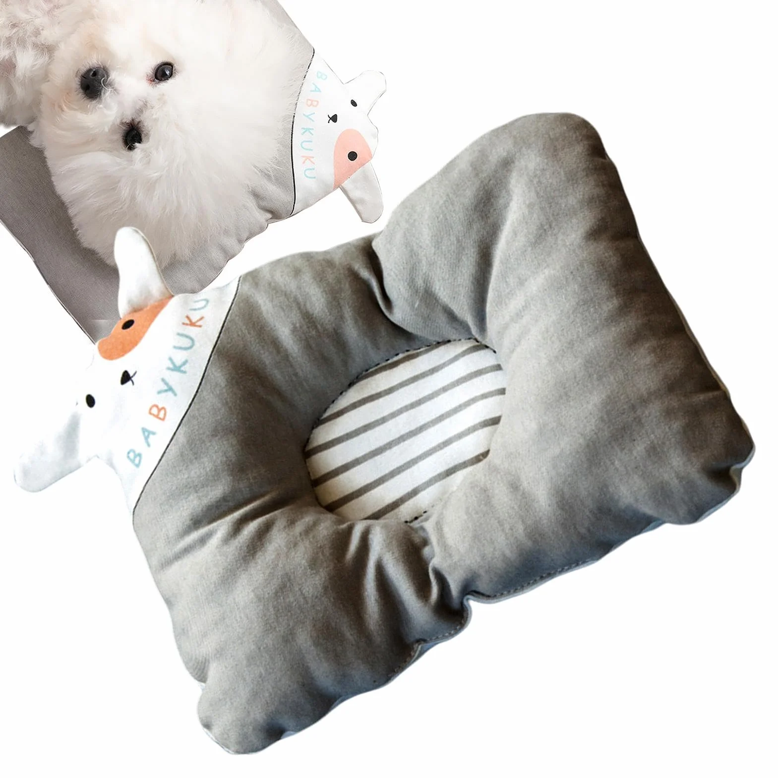Oreiller apaisant pour chien en peluche confortable et respirant