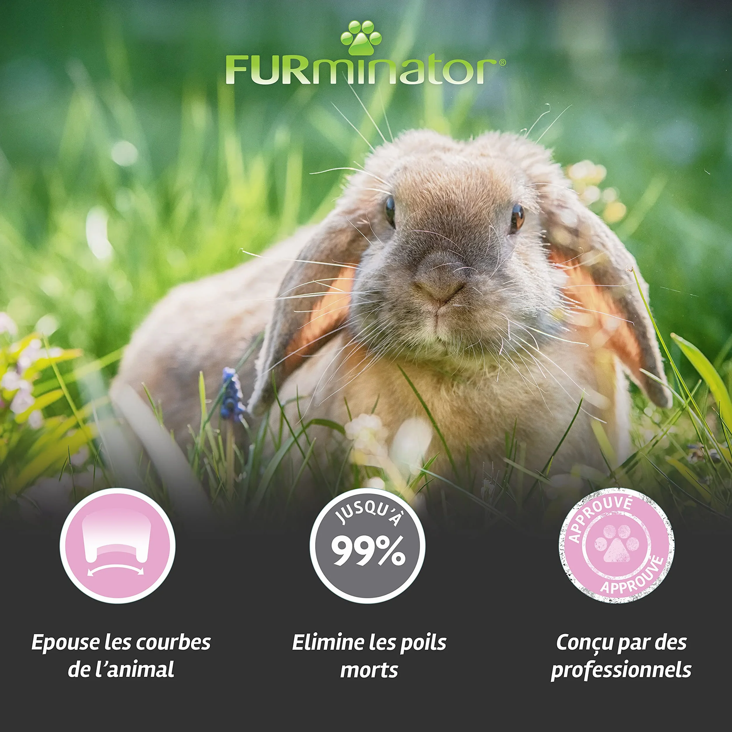 FURminator Undercoat deShedding Outil Petits animaux