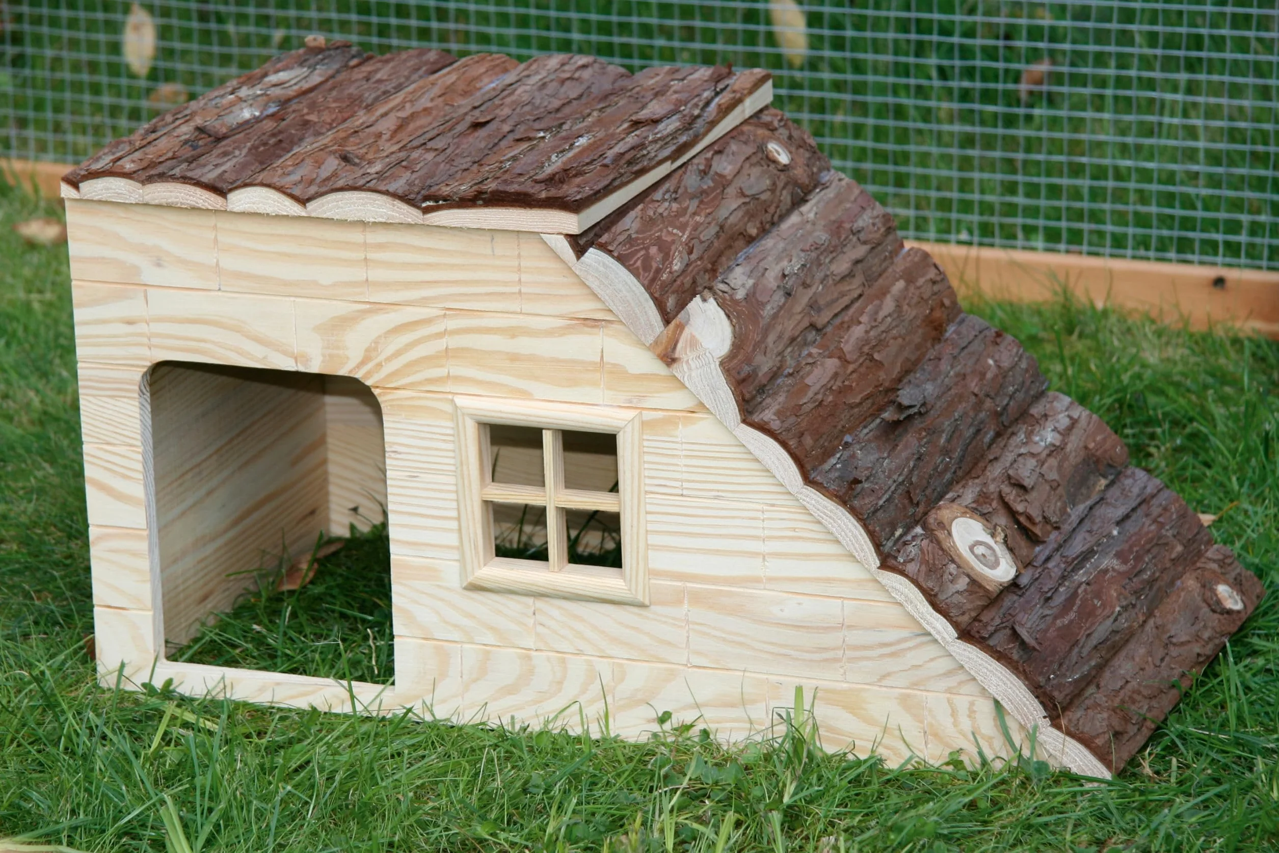 Kerbl Maison pour Rongeurs avec Rampe Nature 50x25x25 cm