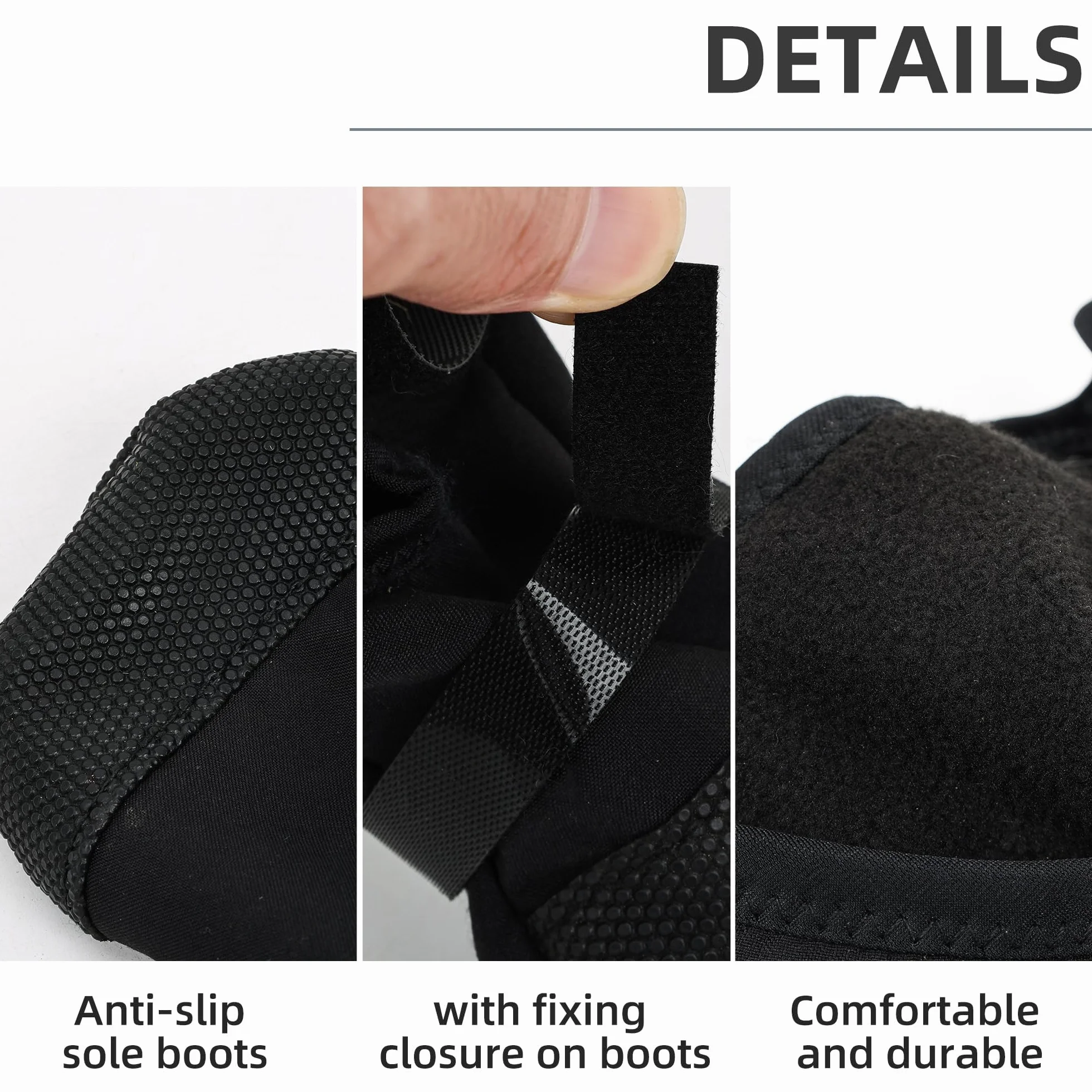 Chaussette de Protection en Silicone pour Chien, Chaussures pour Chien, Botte de Protection pour Chien, Chirurgical Housses de Protection des blessures, Bottes de Protéger pour Chiot Petits Moyens (M)