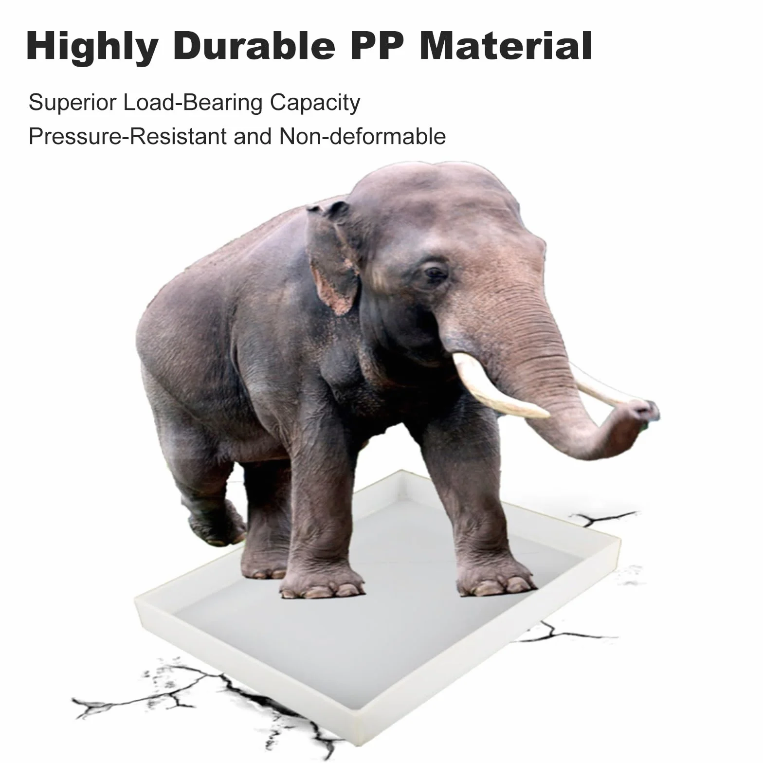 Bac de Récupération d'Huile en Plastique PP Anti-fuite 40x20x5cm Plateau de Remplacement