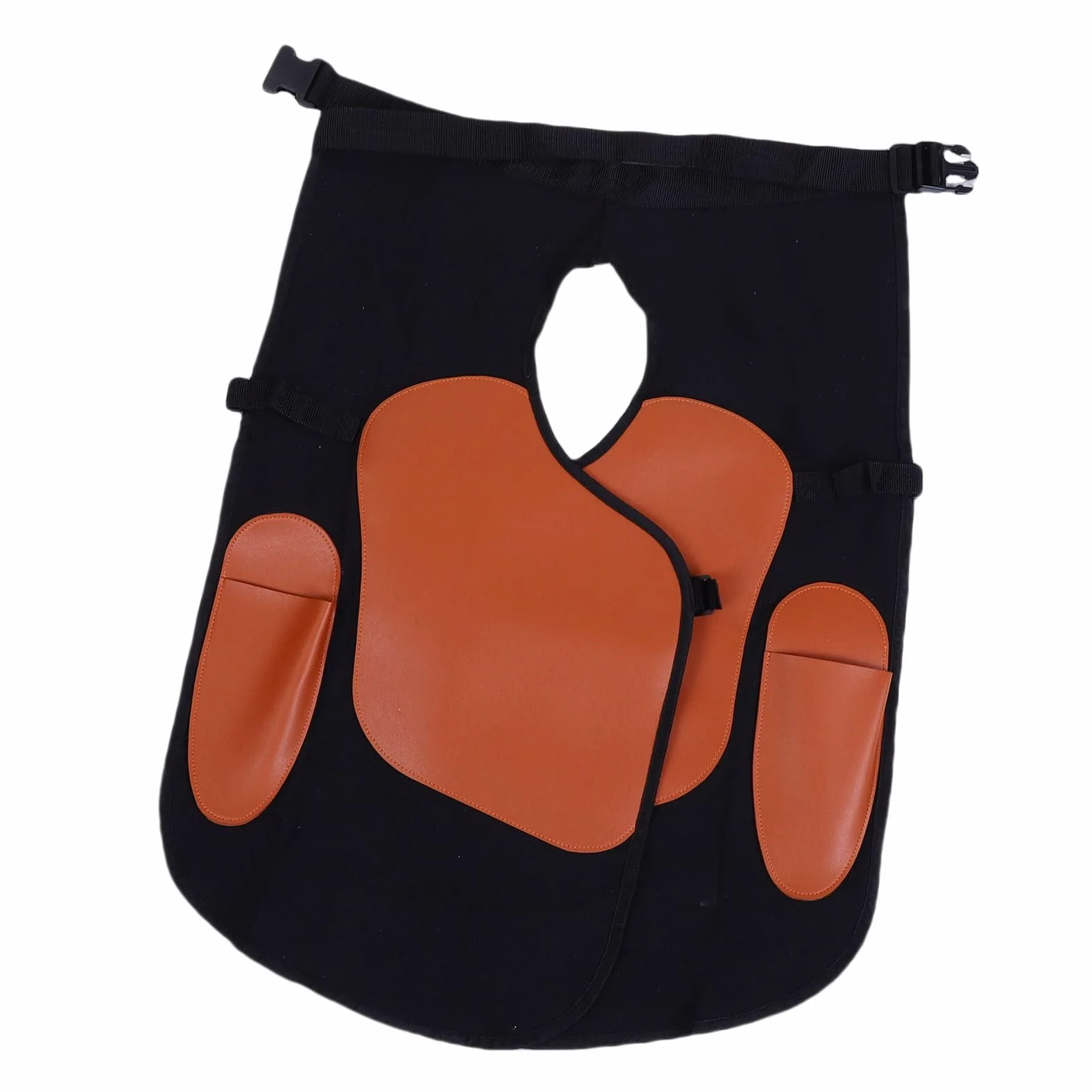 Naroote Tablier de Maréchal-ferrant Réglable avec Aimant Puissant, Rangement D'outils pour Ferrer Les Chevaux, Tablier de Maréchal-ferrant en Toile Noire pour Maréchaux-ferrants, 55,0 X 26,0 Pouces