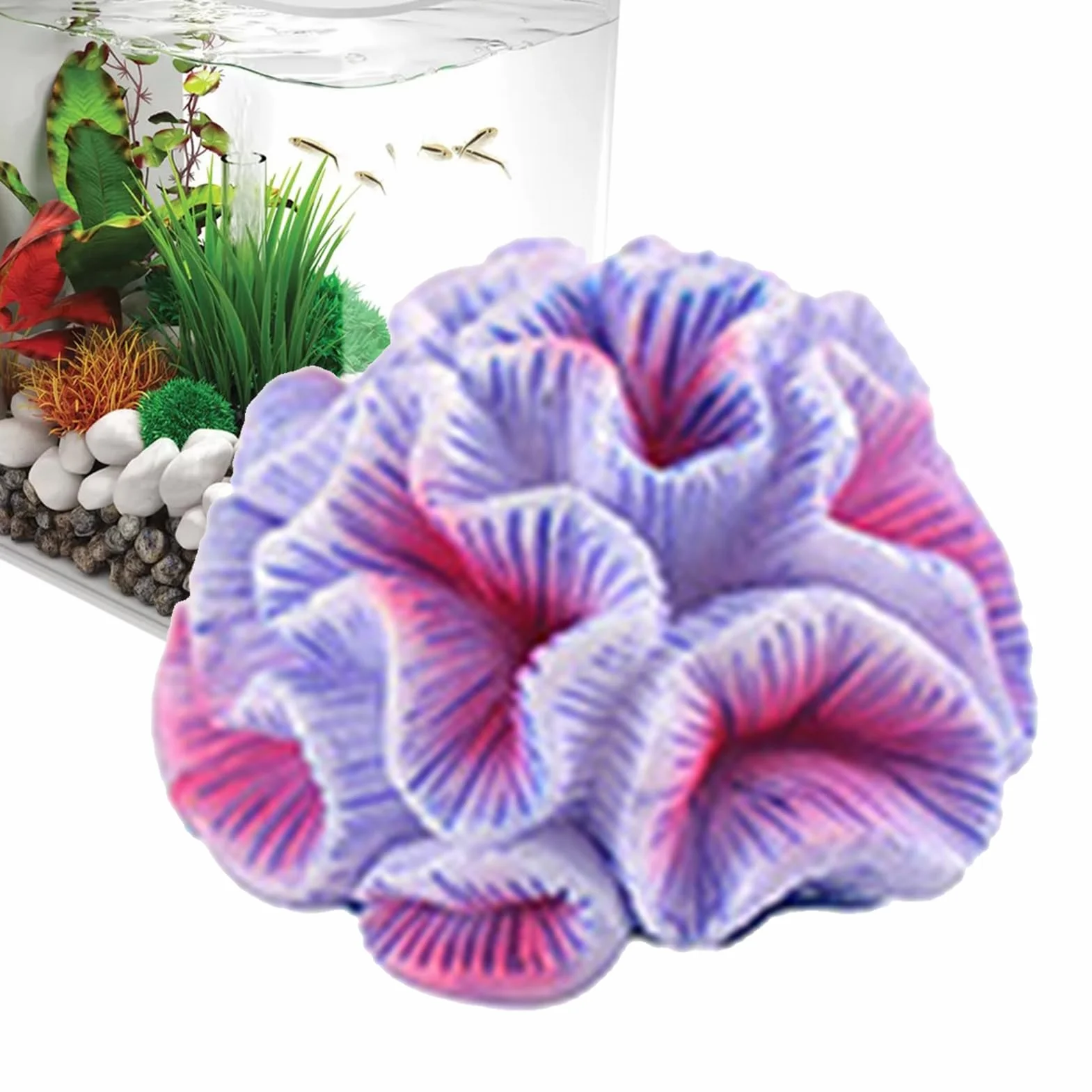 Corail de mer artificiel pour aquarium, décoration paysagère, petits coraux pour terrarium