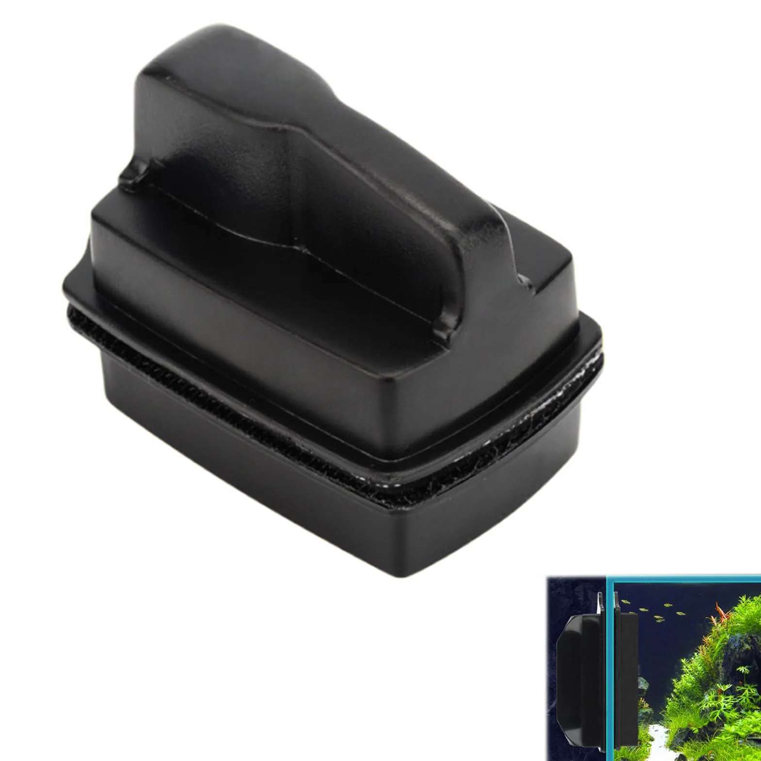 Aimant d'aquarium nettoyant pour vitres brosse magnétique 0,5 cm