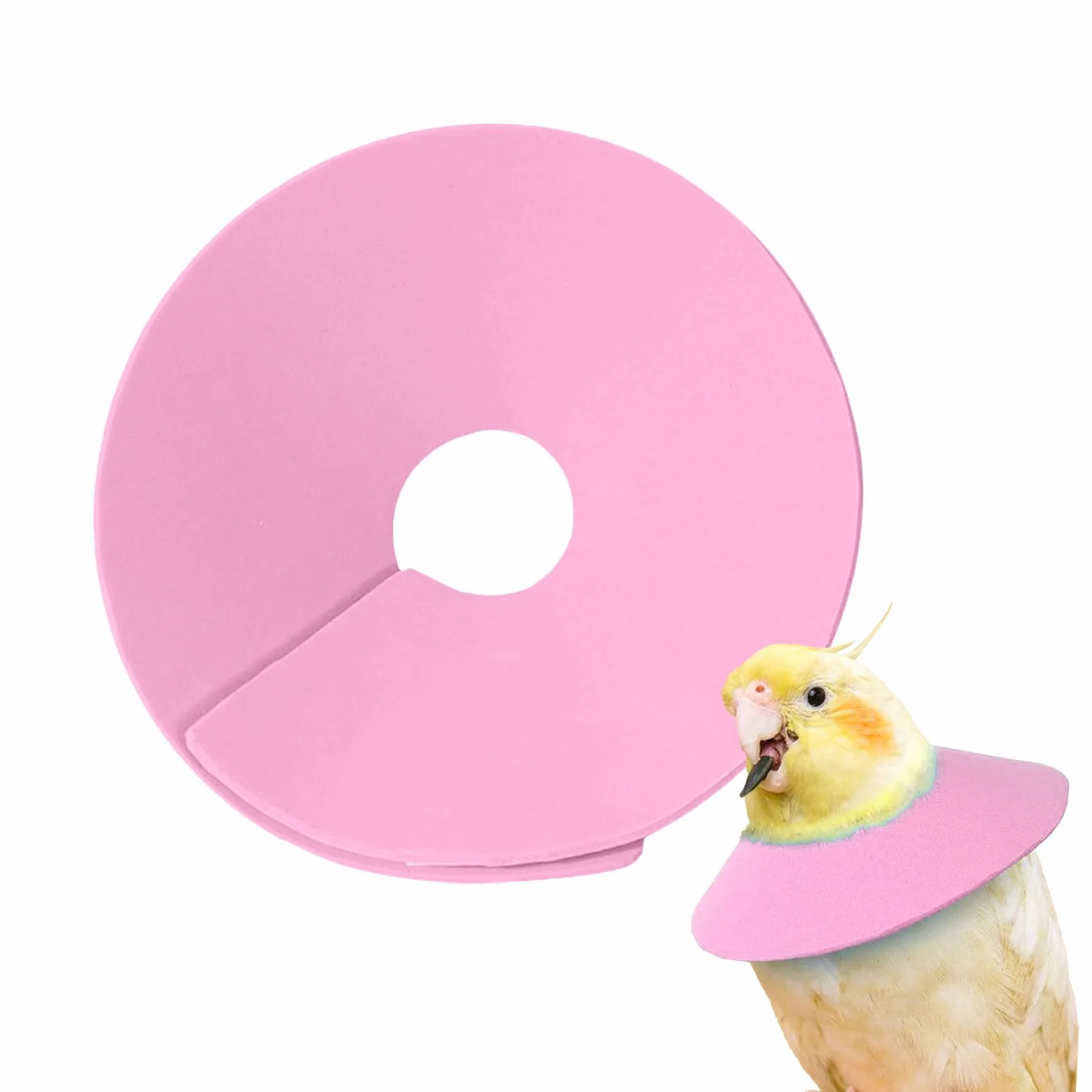 Collier de récupération pour hamster – Collier de protection anti-léchage pour lapin | Collier réglable anti-morsure pour animal de compagnie pour la prévention de la perte de poils des