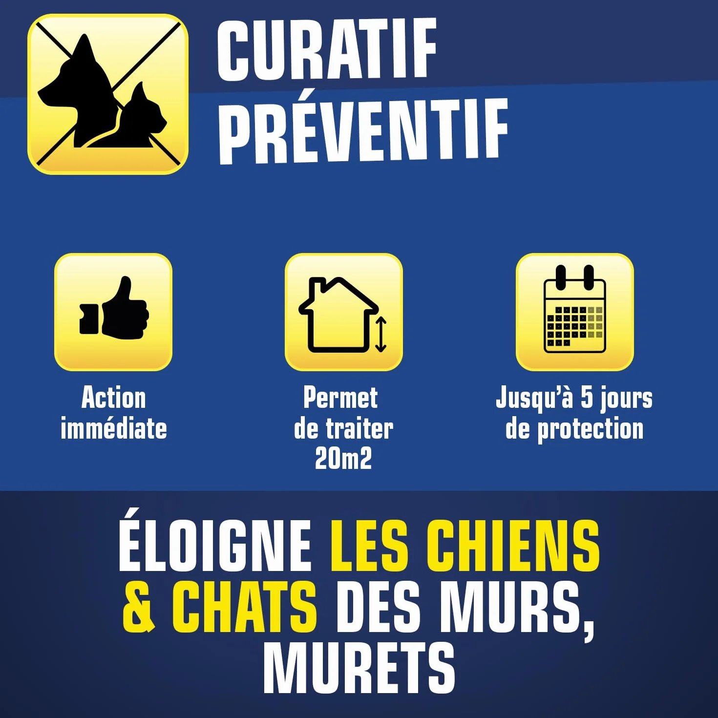 K.PRO Répulsif Chiens et Chats 500ml Action Immédiate Extérieur Intérieur