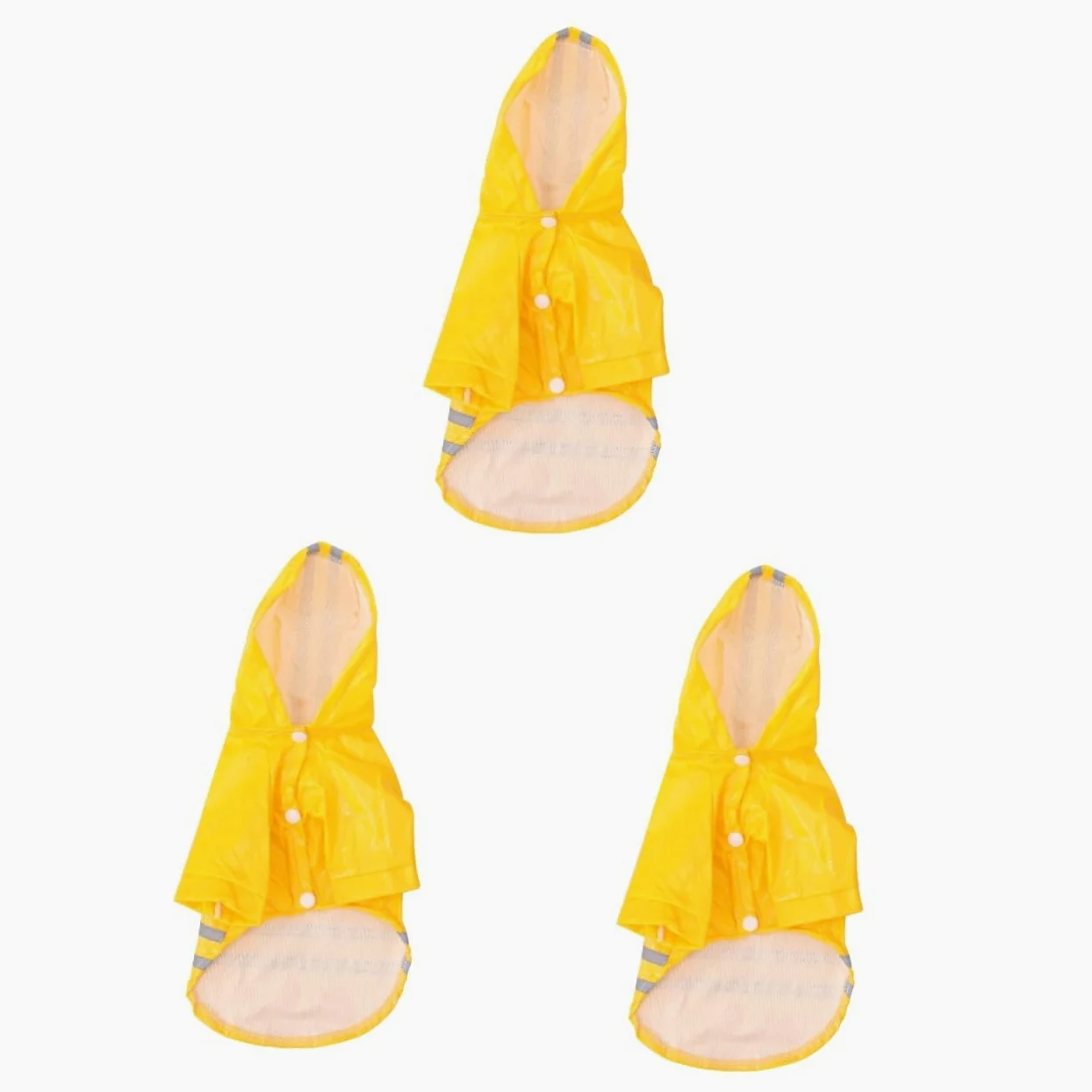 Manteaux de Pluie imperméables pour Chien, imperméable pour Chien, 3 pièces Hunddr?KT Hundkl?der S?llskapsdjur Dog Rain Veste de Pluie imperméable imperméable p