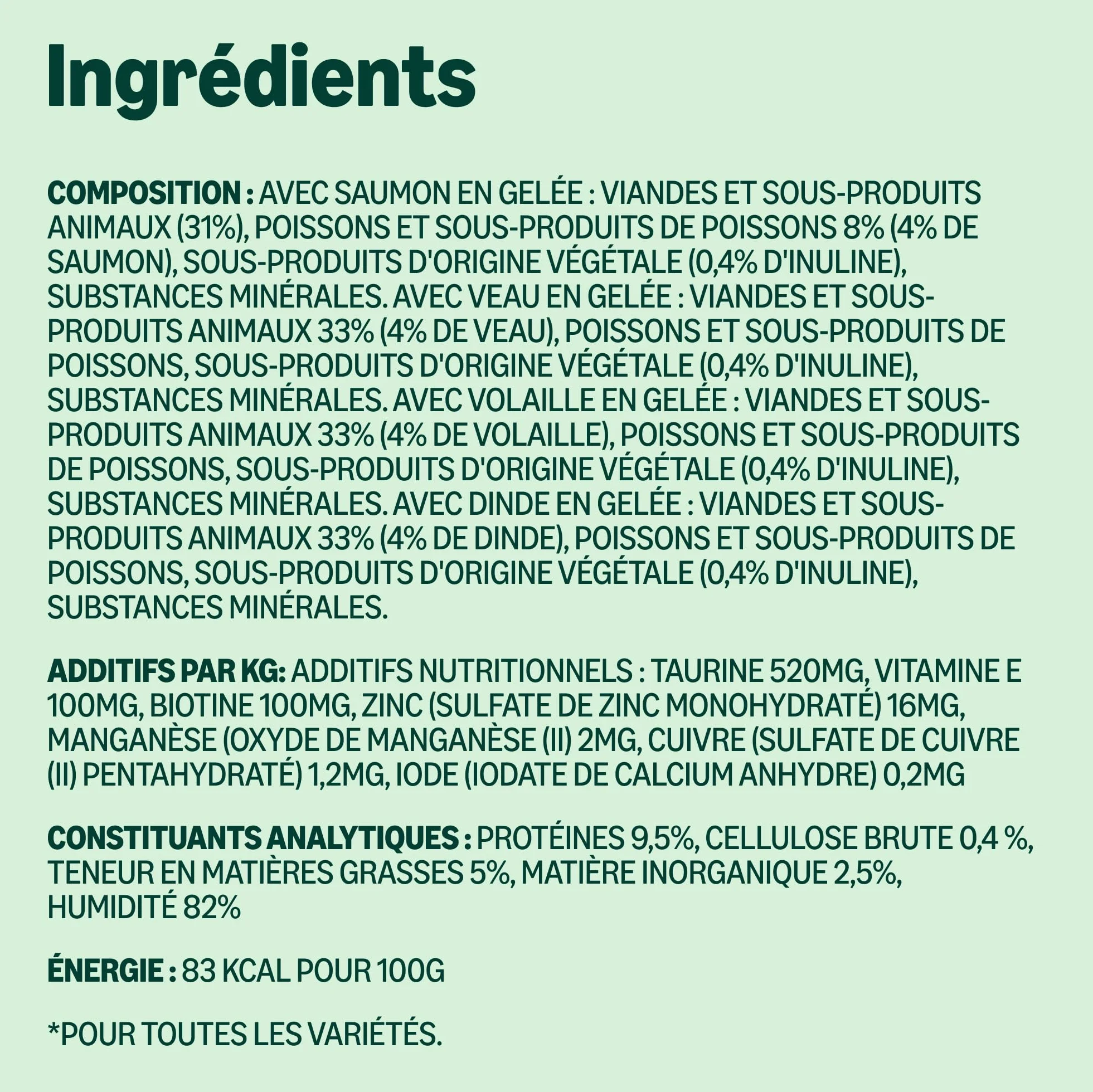 Aliment complet pour chatons by Amazon, Sélection mixte en gelée, 1.2kg (12 sachets de 100g)