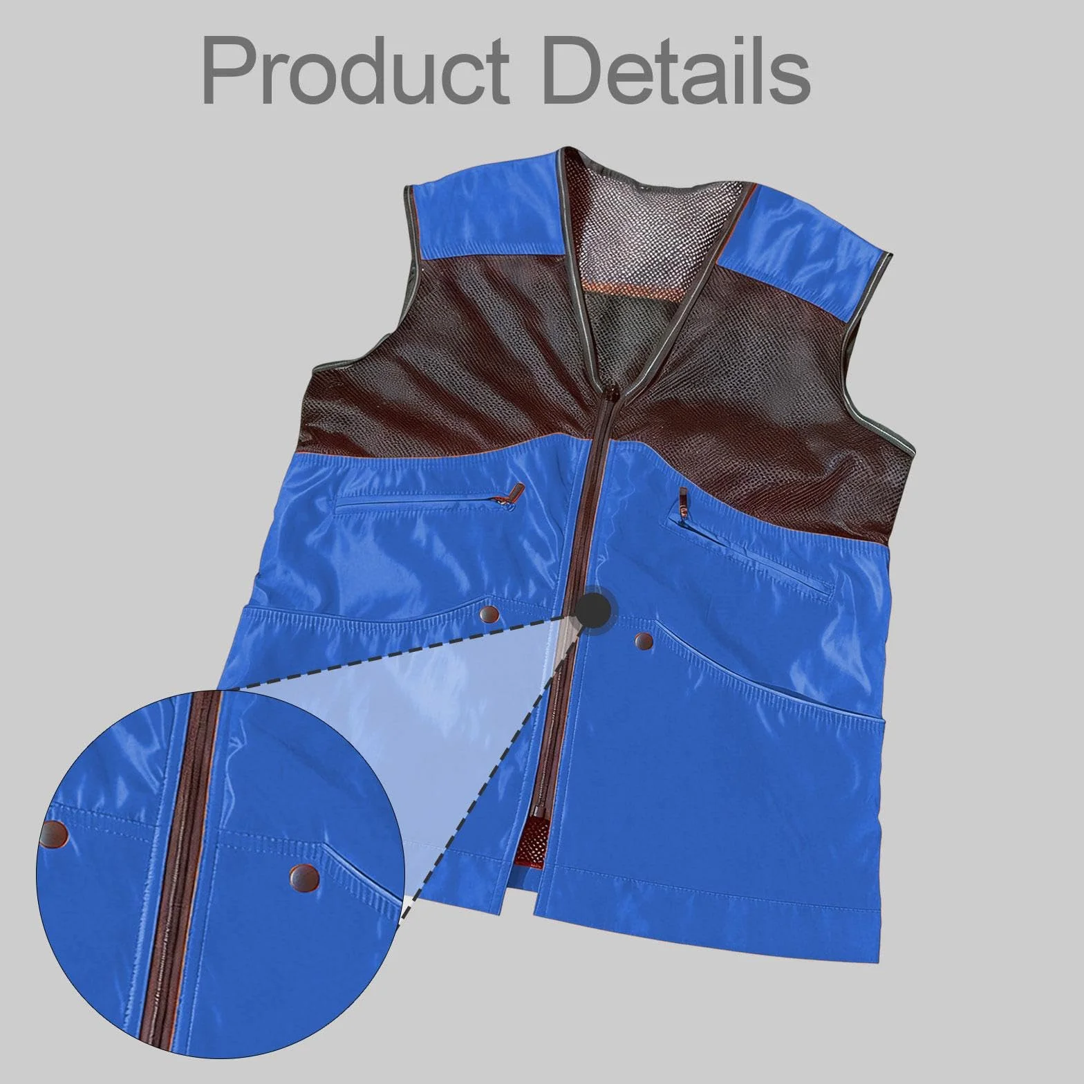 Gilet de Dressage pour Chien XXL avec Poches, Veste Multifonctionnelle en Nylon