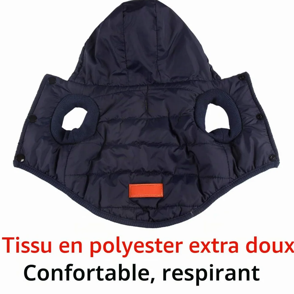 Sweat à capuche en polaire et coton pour chien JoyDaog