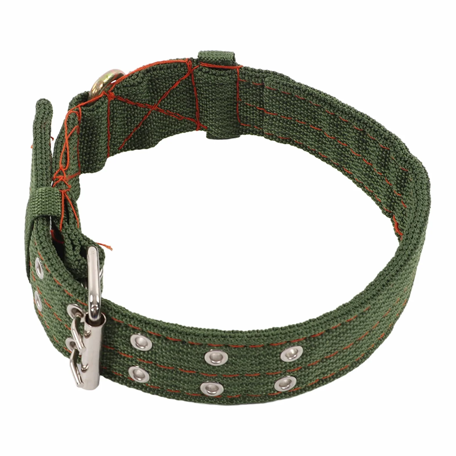 Zerodis Collier de Chèvre de Vache avec Boucle Tournante, Toile et Matériau Métallique, Doux et Confortable pour Les Moutons (S)