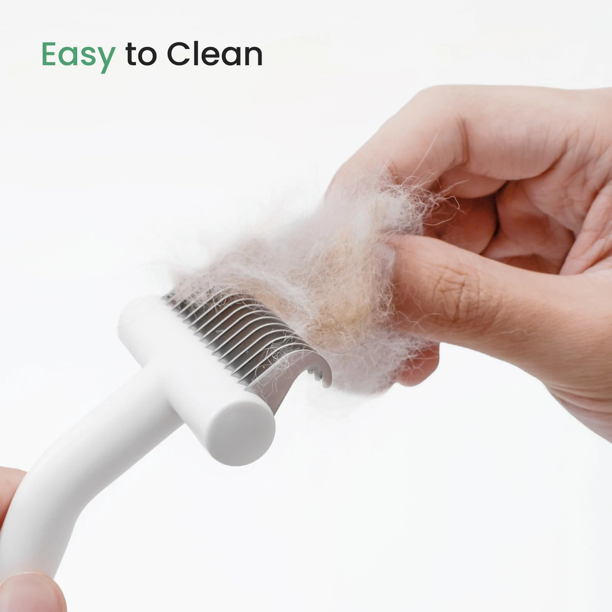 dancemoon PawRake Brosse pour Chats et Chiens Mue Démêlage sous-Poil Outil Toilettage Animaux Poils Mi-Longs Longs