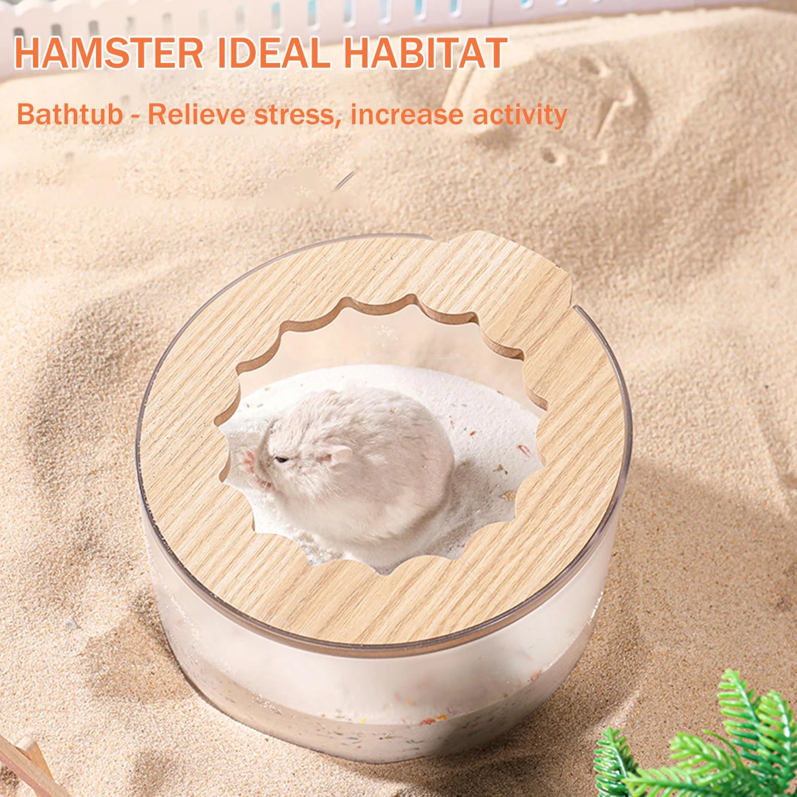 Marchul Baignoire Bain de Sable Hamster, Bac à Sable Hamster avec Pelle de Nettoyage, Toilette Salle de Bain Transparente pour Hamsters, Litière pour Hamsters Nain Hamsters Syrien Gerbille