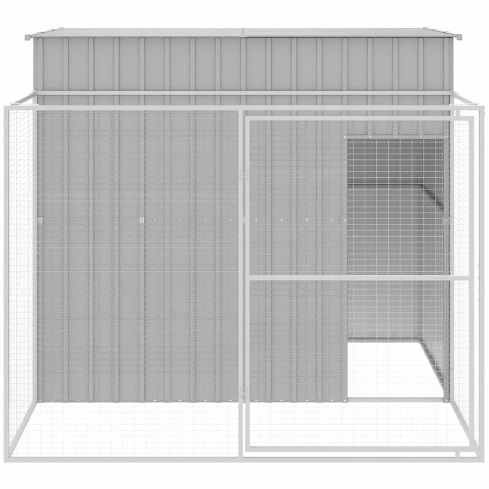 Niche pour chien gris clair 214x253x181 cm