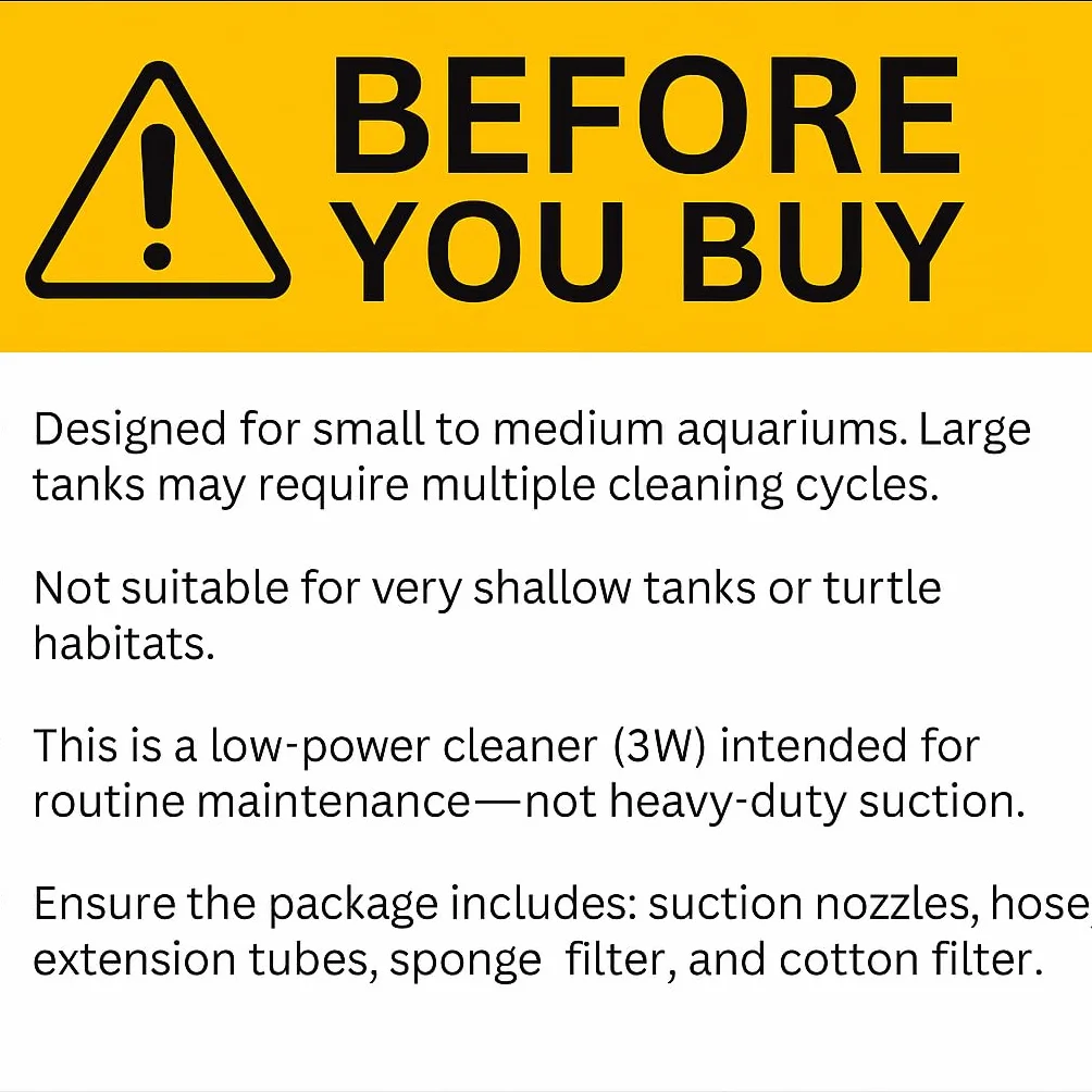 Pompe de Filtration par Siphon pour Aquarium Électrique, Tube Extensible, Nettoyeur Automatique de Sable et Gravier