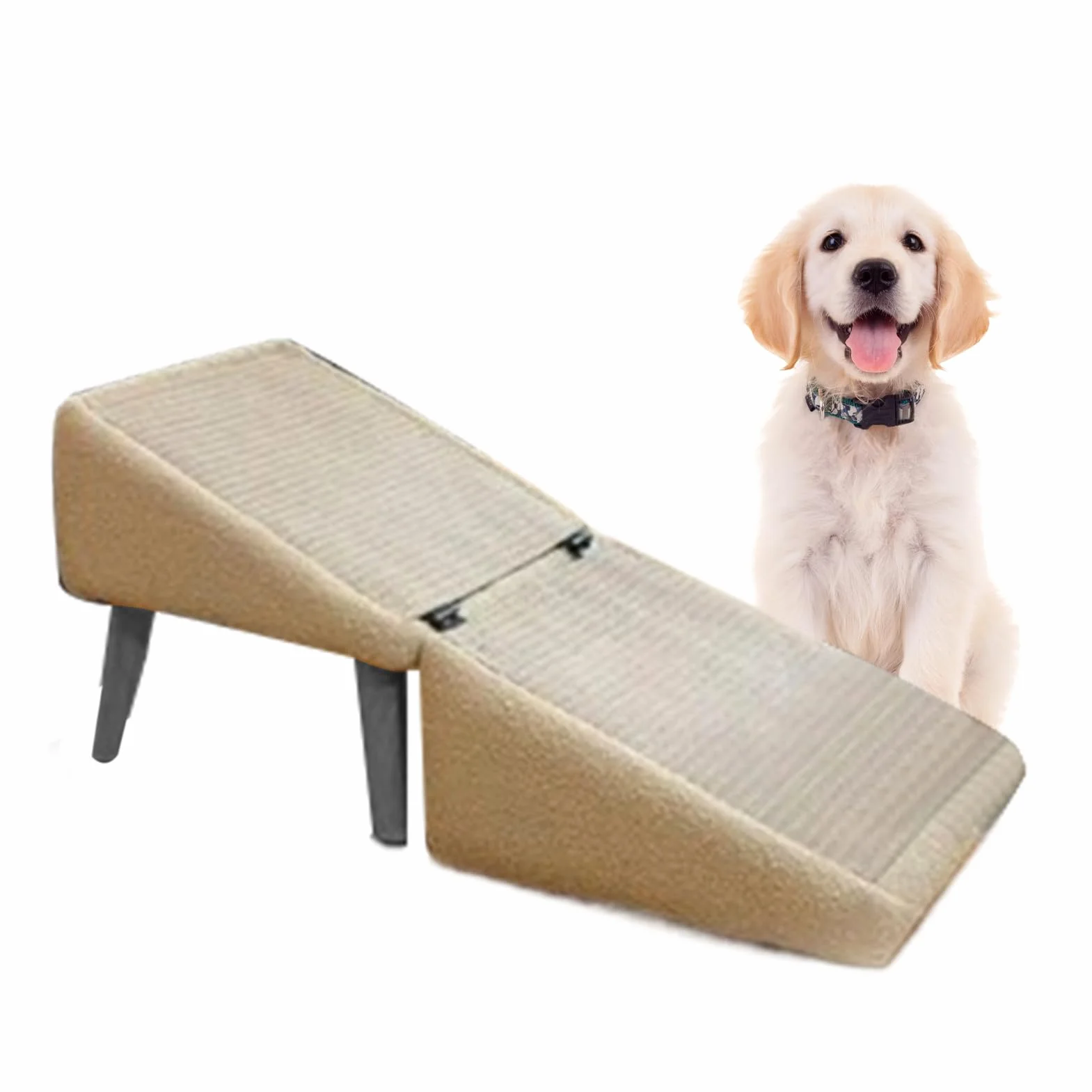 Rampe Tabouret Rampe Ottomane Pliable Antidérapante pour Canapé, Chien, Chie-n Antidérapante Chiens & Chats Âgés Monter Canapé Et Lit