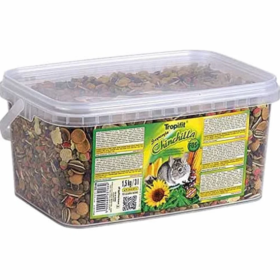 Nourriture complète pour Chinchillas aux Carottes et aux betteraves 3L/1,5kg